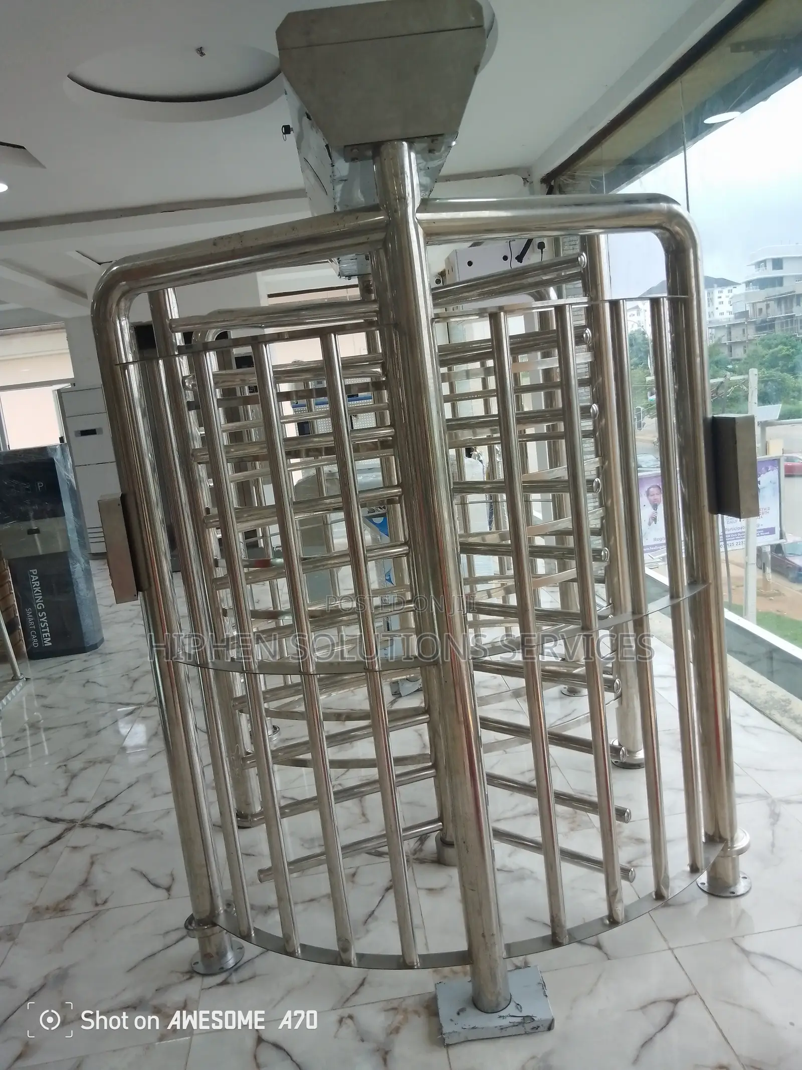 Double Full Height Turnstile Access Control Security System