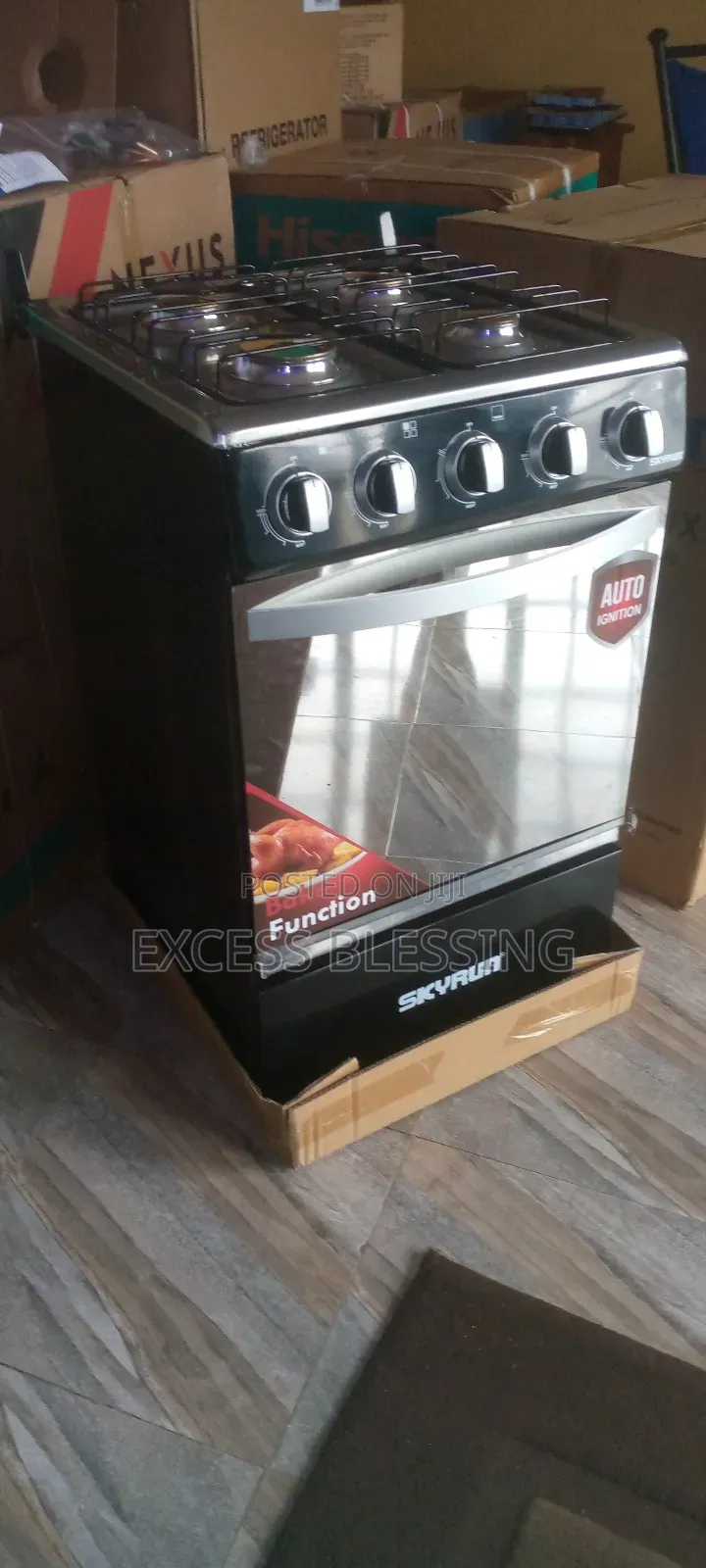 Introducing the New Quality 50/50 Skyrun Gas Cooker-GCS-4gix