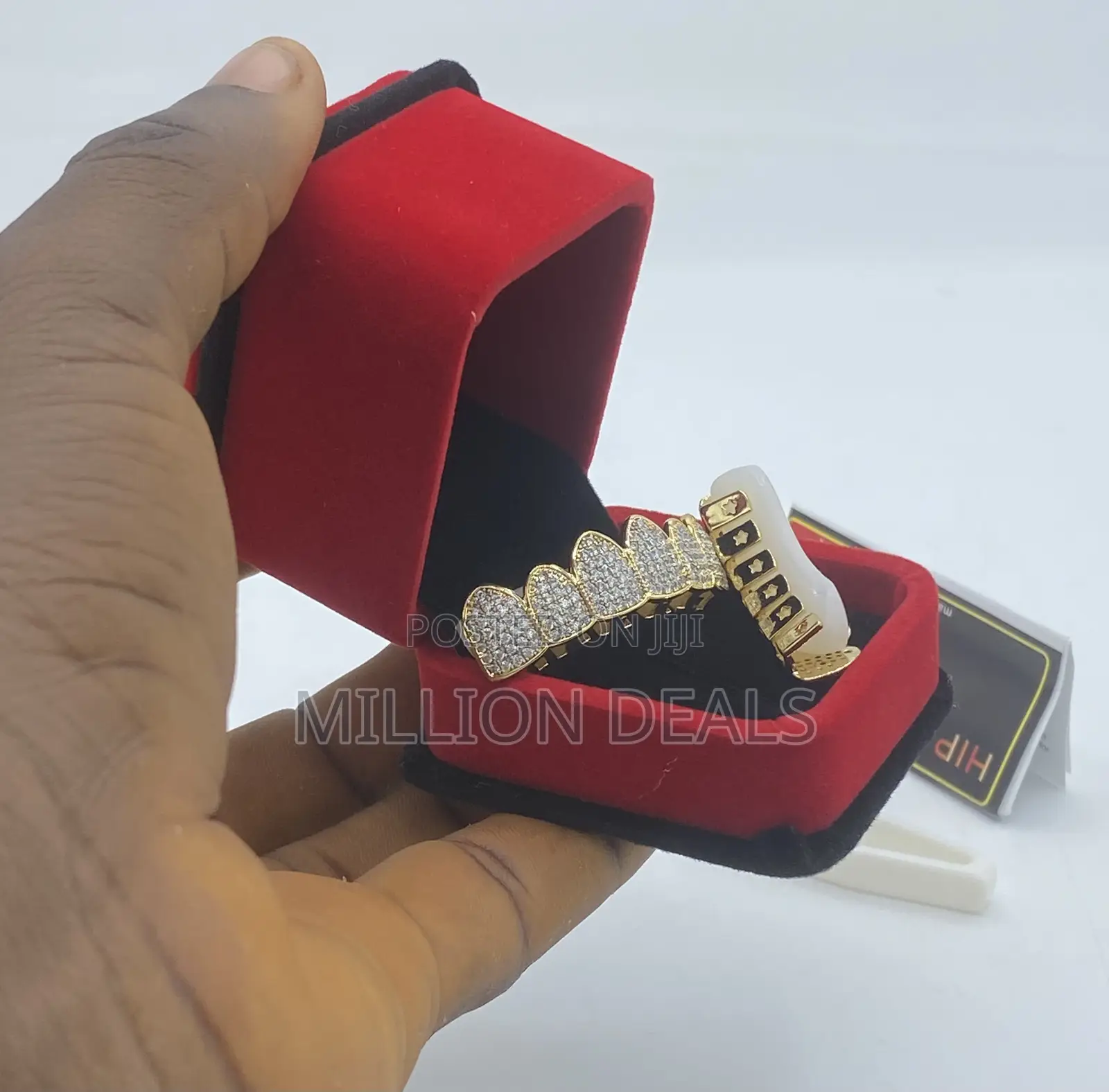 Iced Out Gold Men Teeth Grillz