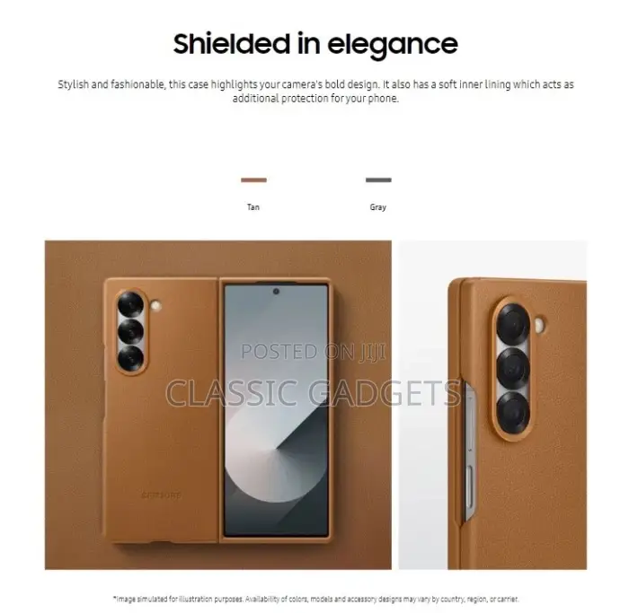 Ultra Samsung Leather Case for Galaxy Z Fold 6