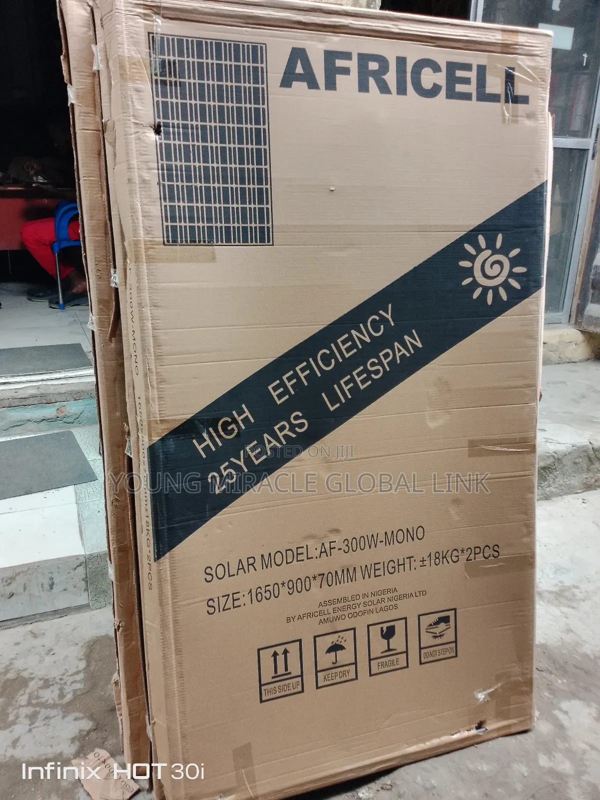Brand New Africell Solar Panel 300w/60cell
