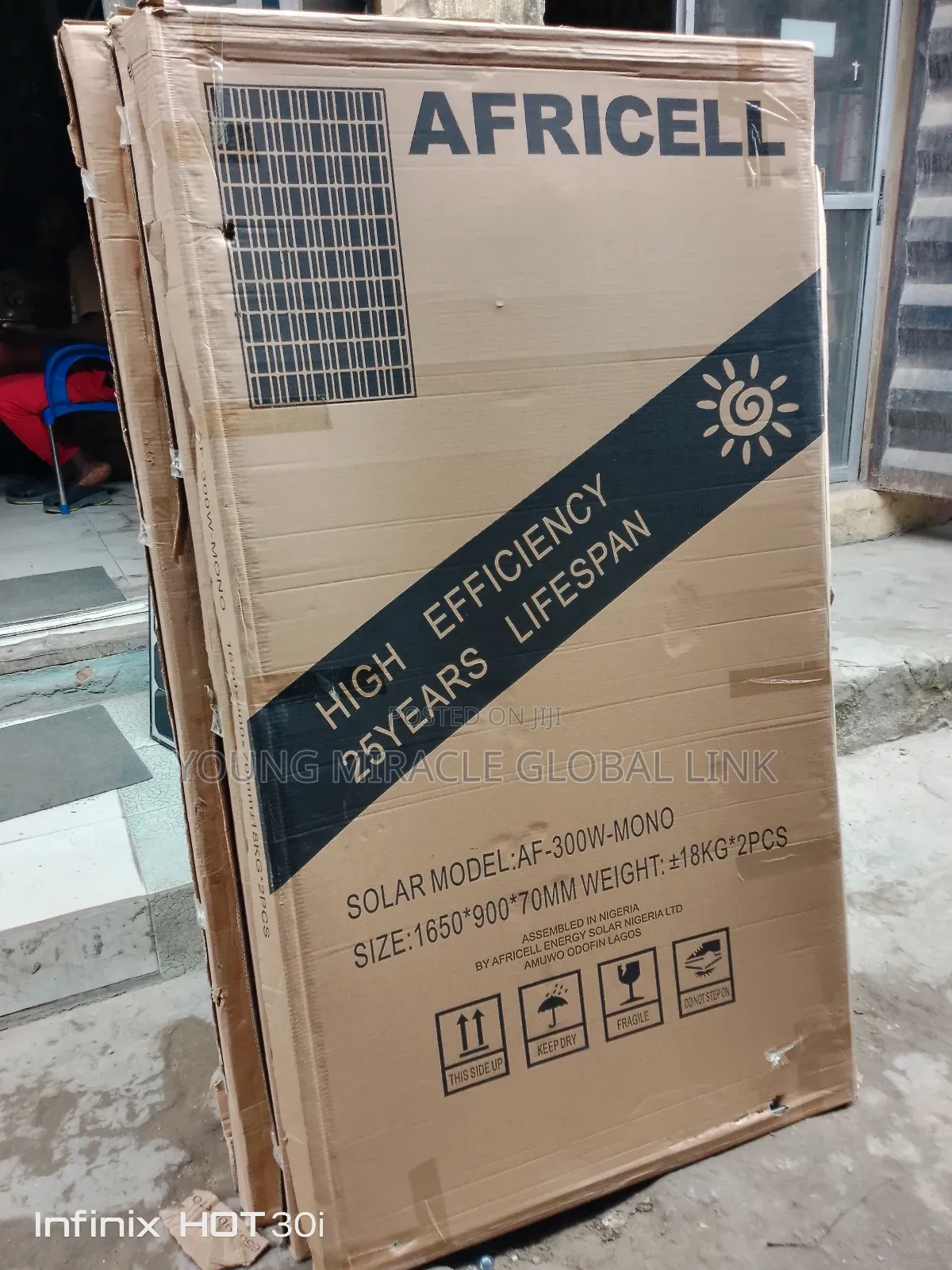 Brand New Africell Solar Panel 300w/60cell