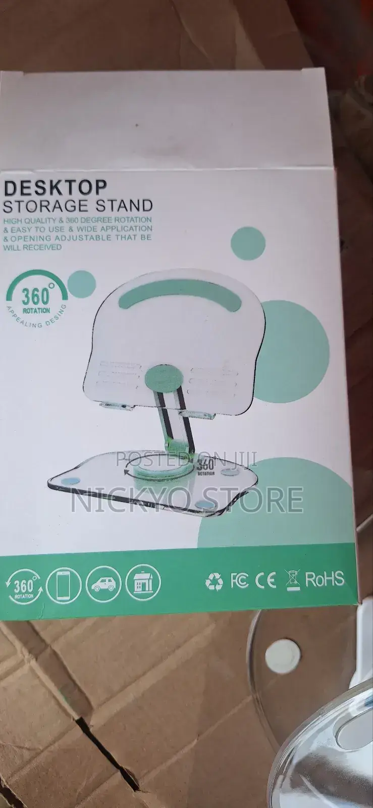 Tablet Stand Holder 360 Degree for Office