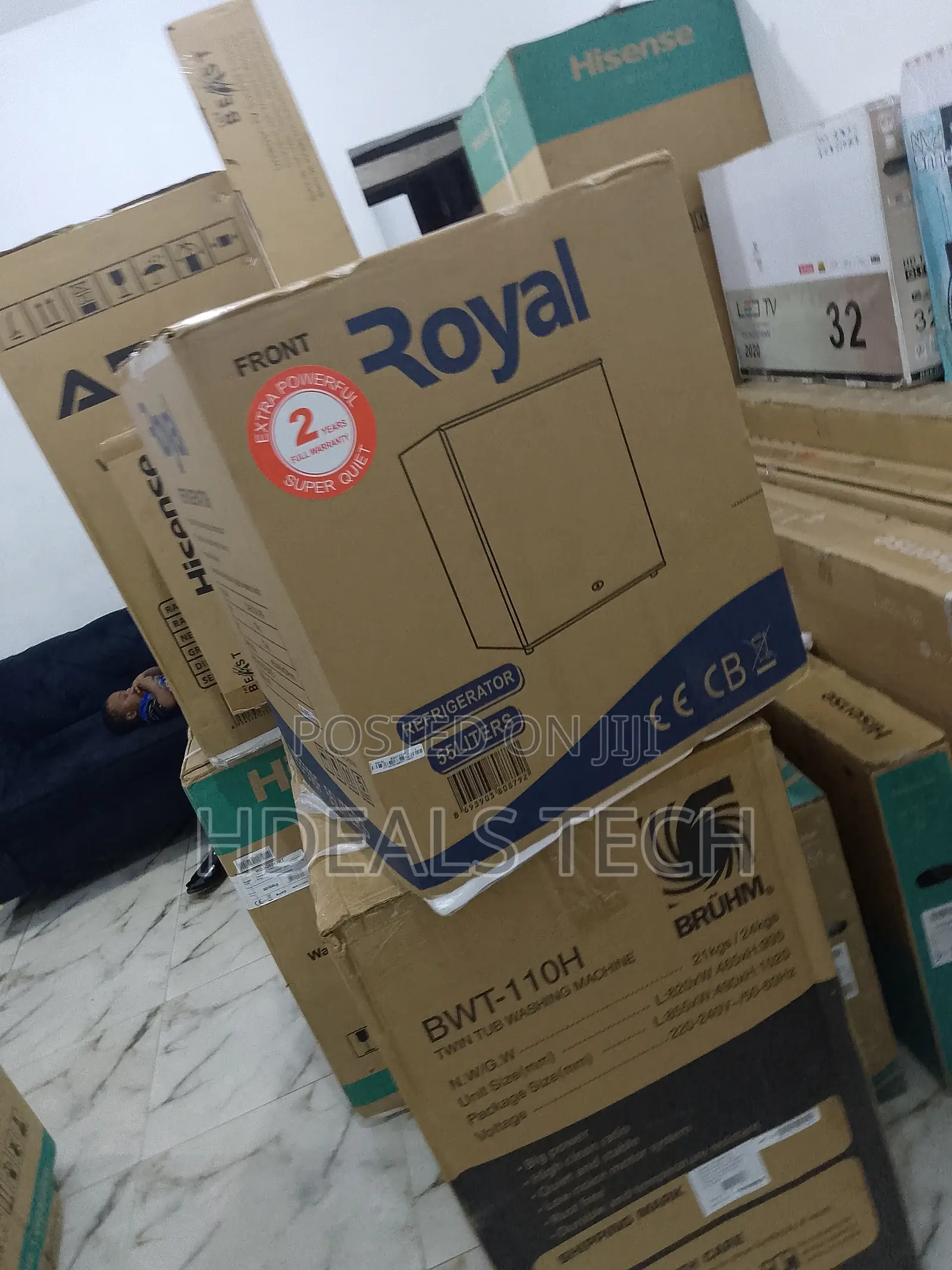 New in Single Door Bed Side Royal Refrigerator 55L