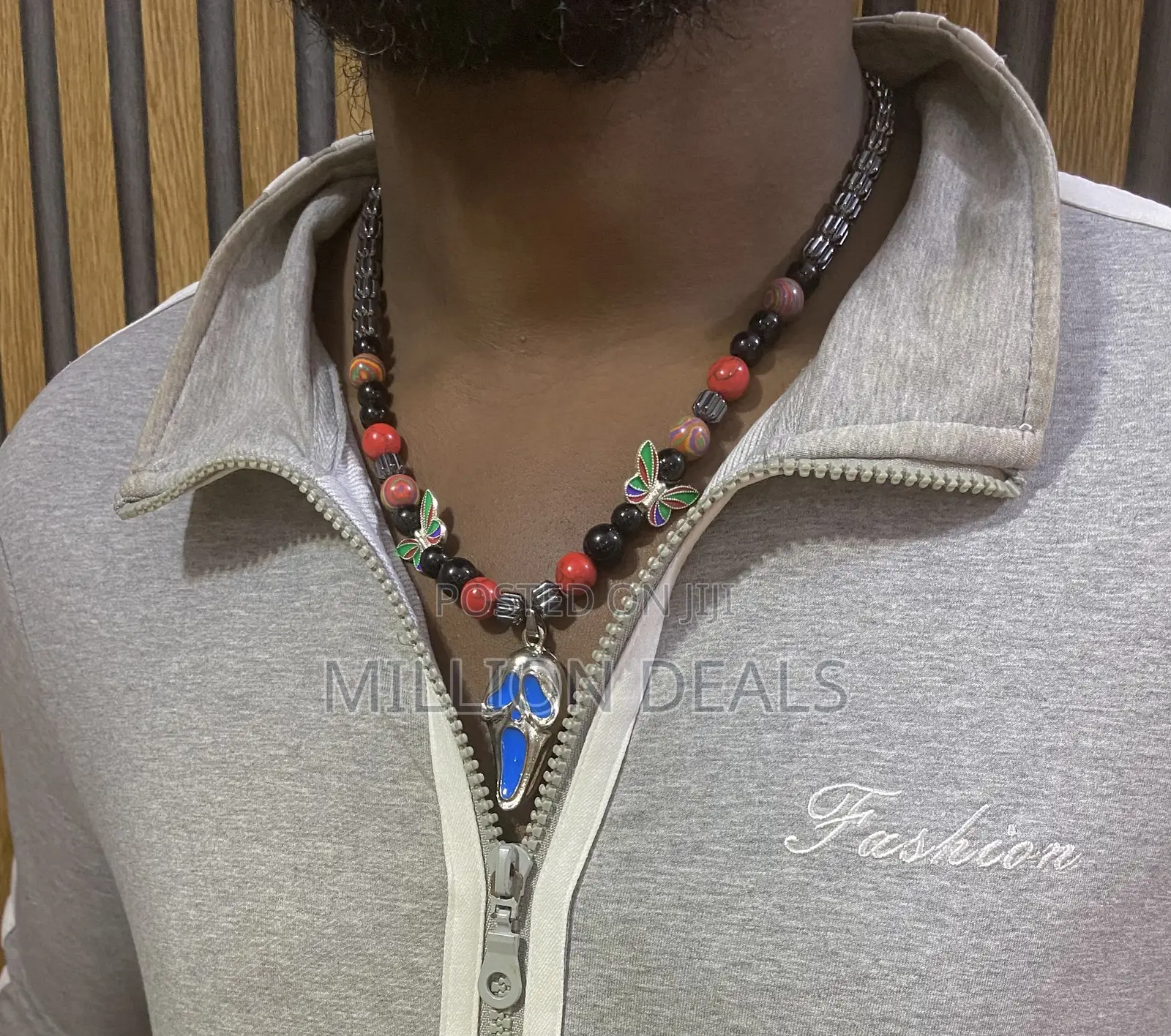 Iconic Beaded Luxe Men’S Neckpiece
