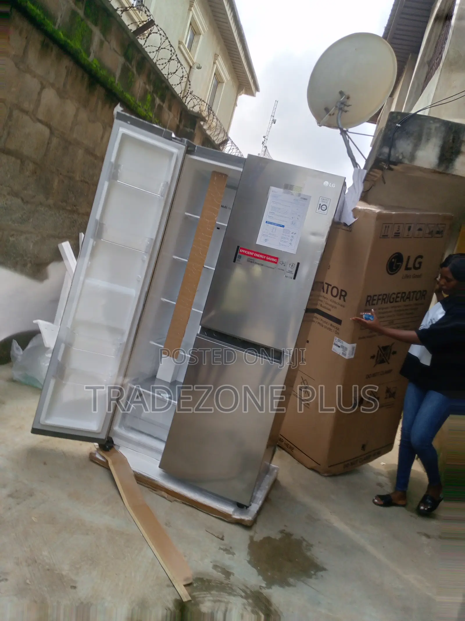 Fast Freezing LG 649ltr Side-by-Side Fridge [Gc-B257jlyl]