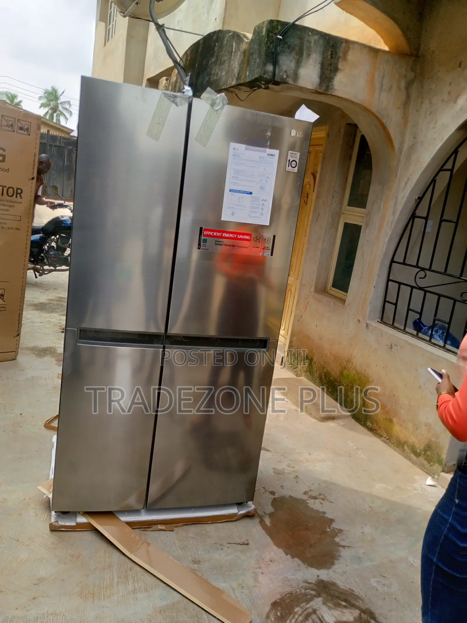 Fast Freezing LG 649ltr Side-by-Side Fridge [Gc-B257jlyl]