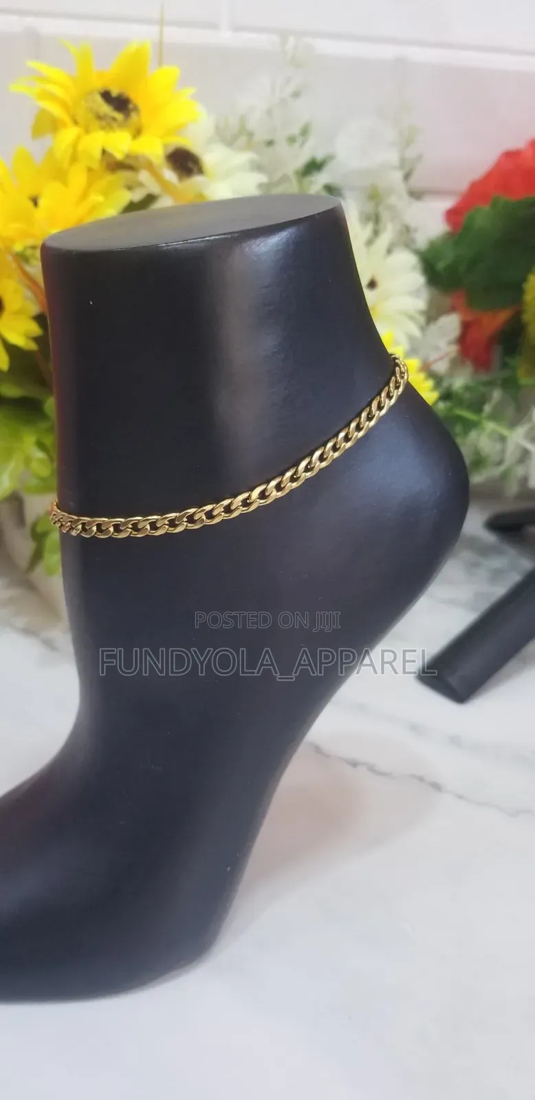 Silver Pure Cuban Steel Leg Chain