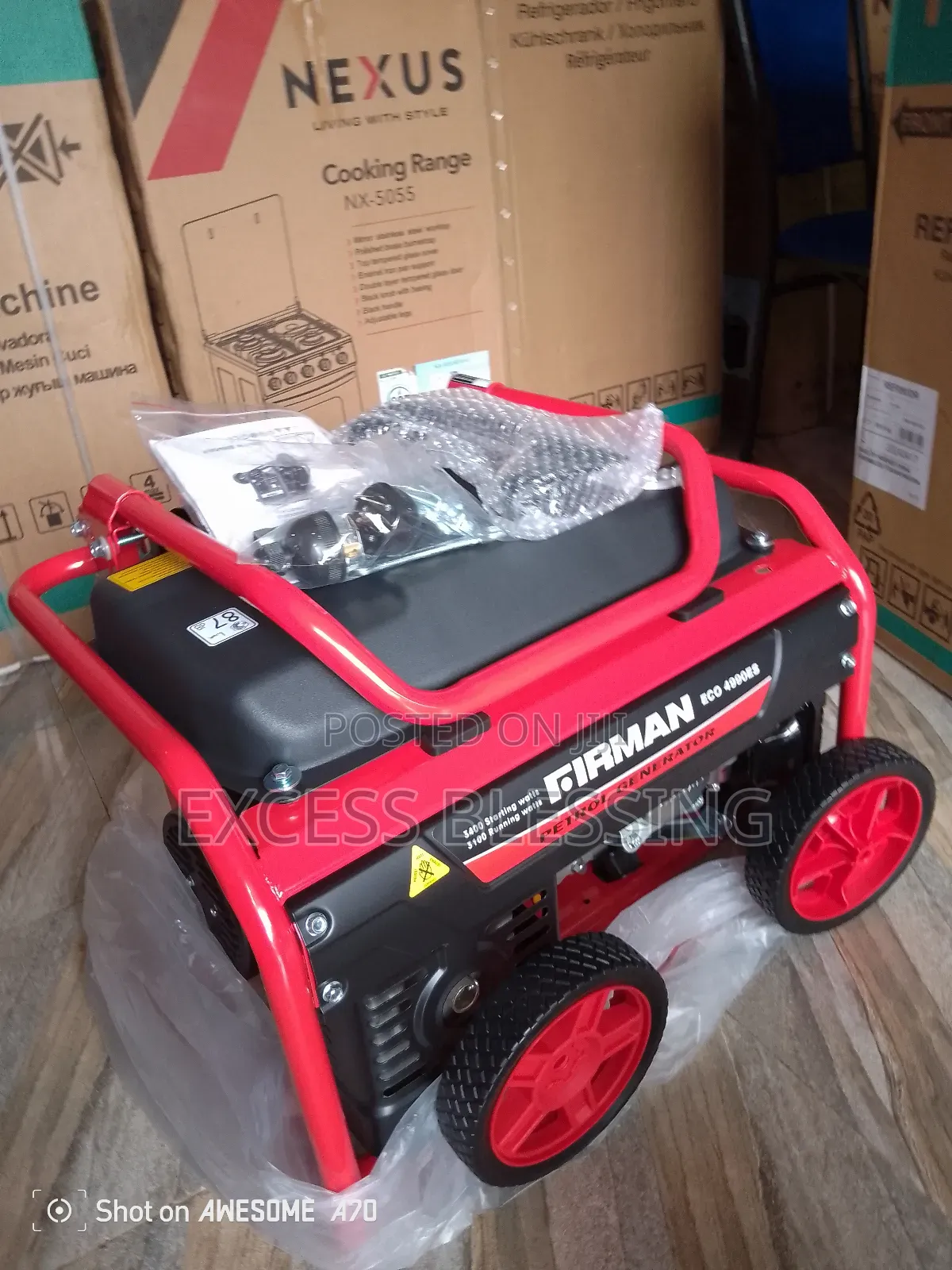 Firman Key Start Automatic Generator 4.5kva-Eco 4990es