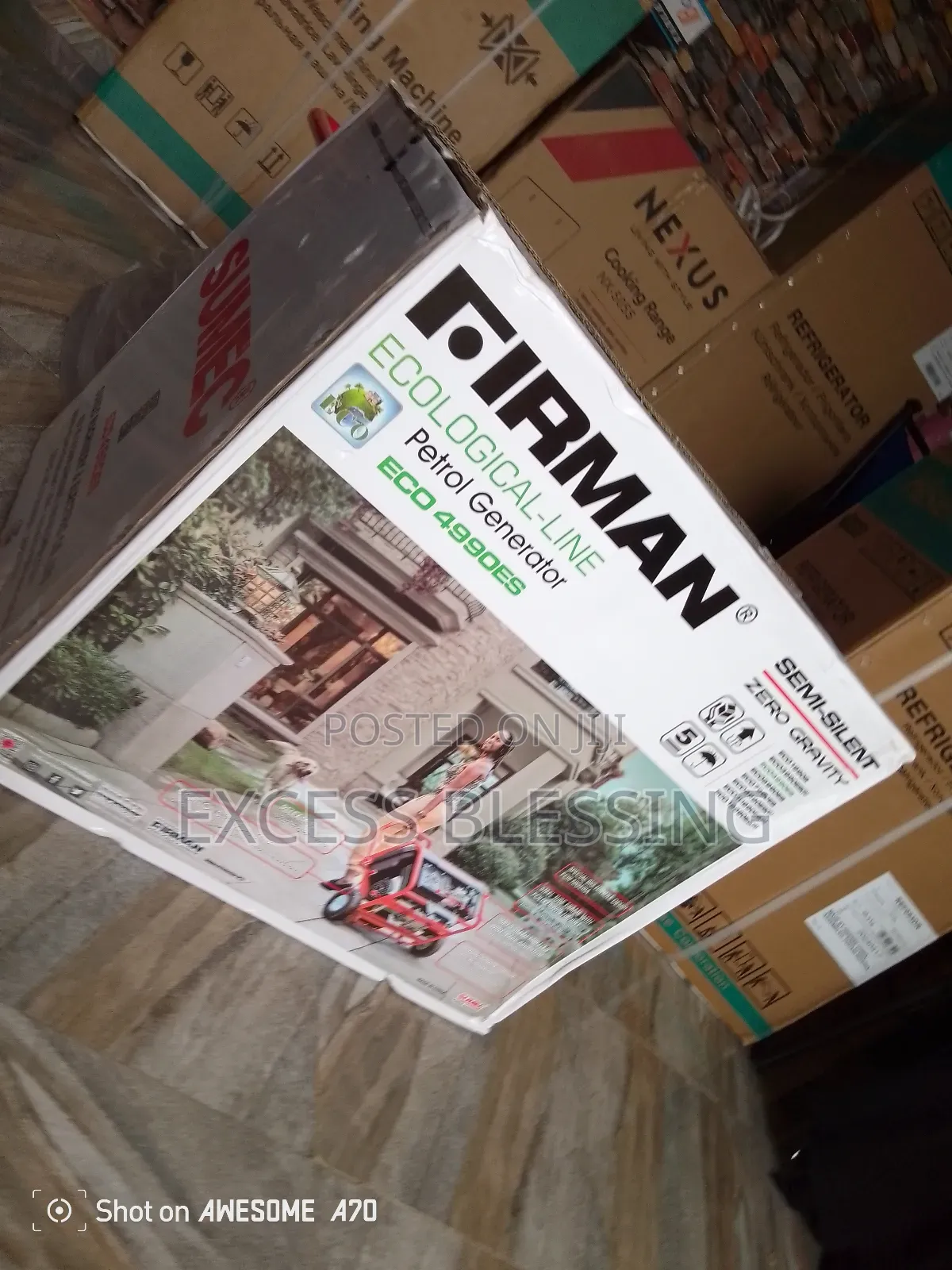 Automatic Fireman Generator+ Key Start 4.5kva_eco 4990es