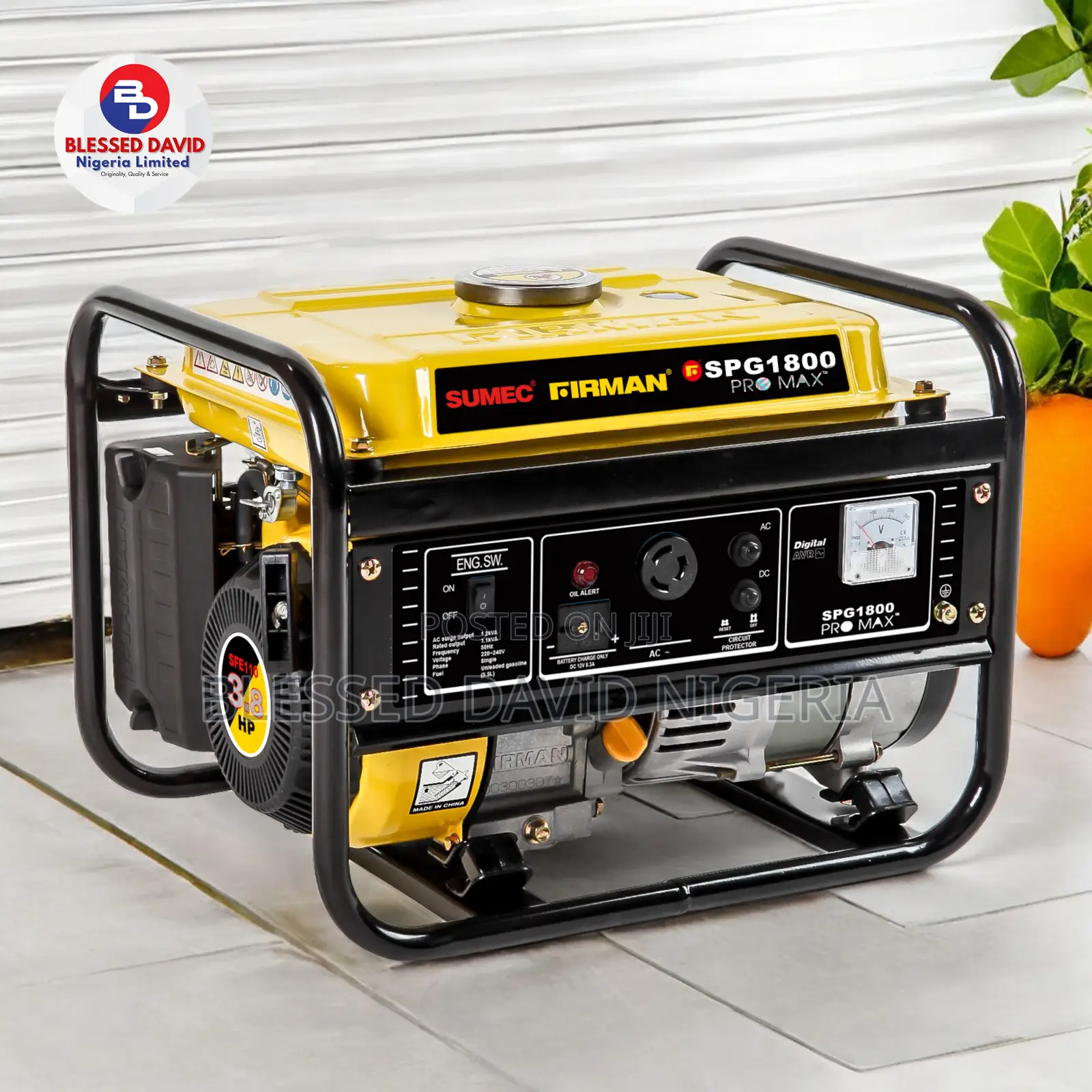 Sumec Firman SPG1800 PRO MAX, 1.1kva Manual Generator