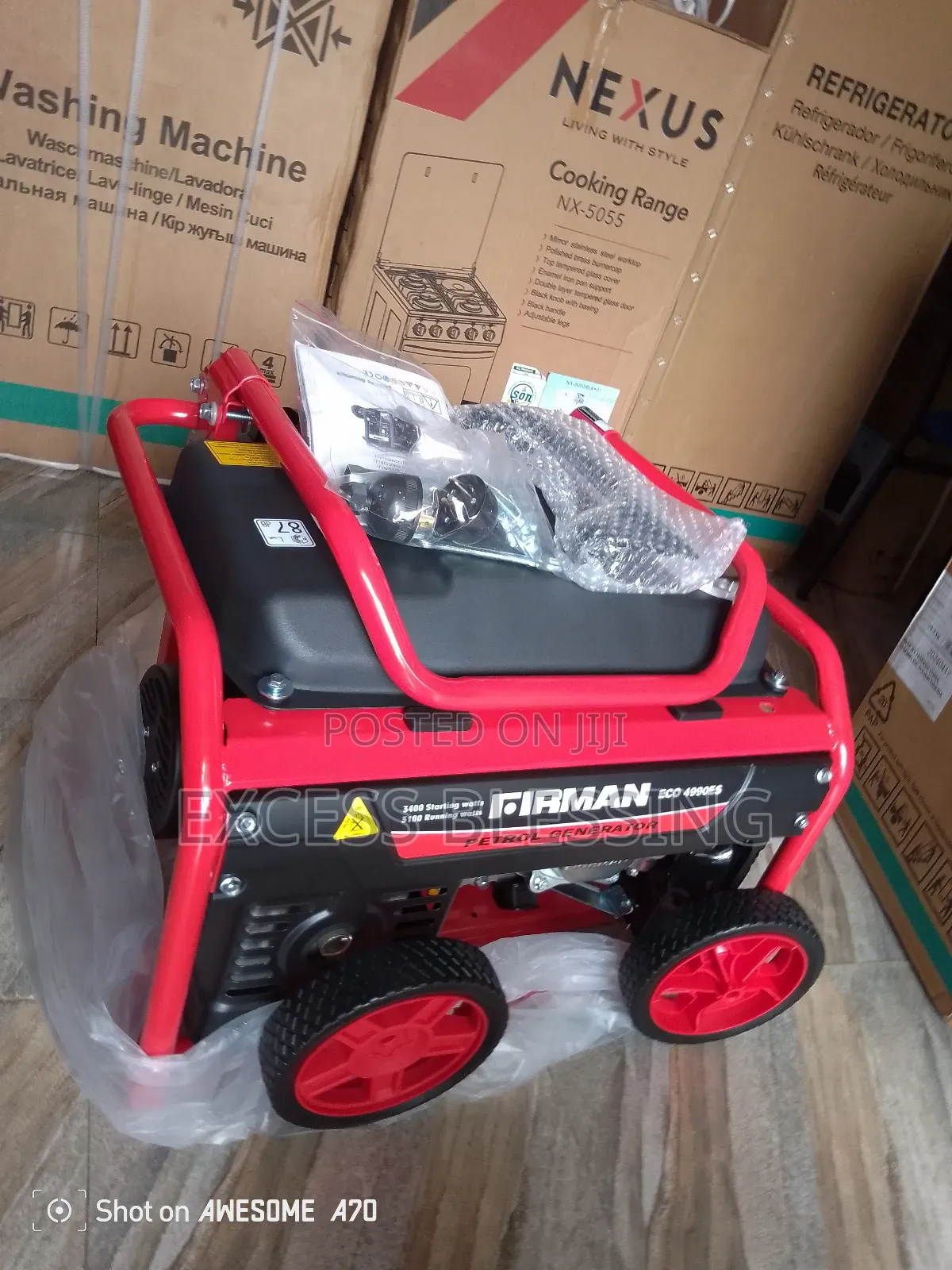 Automatic Fireman Generator+ Key Start 4.5kva_eco 4990es