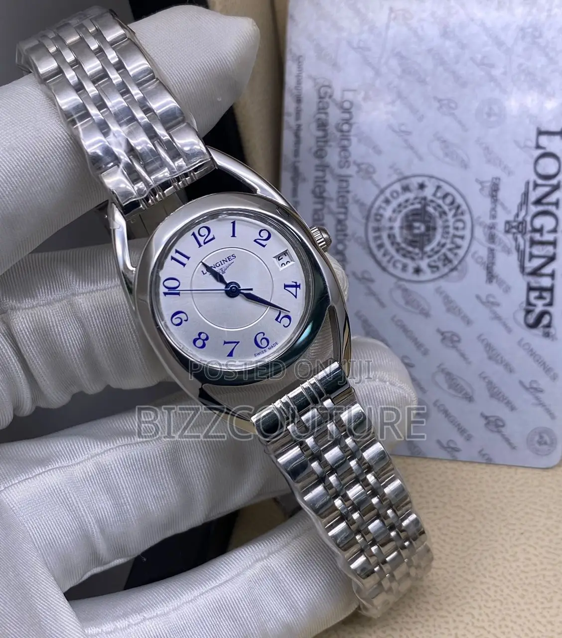 Original Longines Silver Chain Watch Is Available in Store