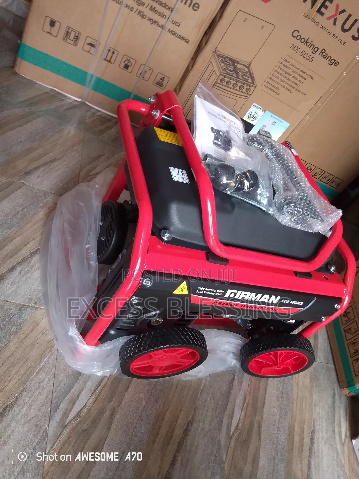 Automatic Fireman Generator+Key Start 4.5kva-Eco 4990es