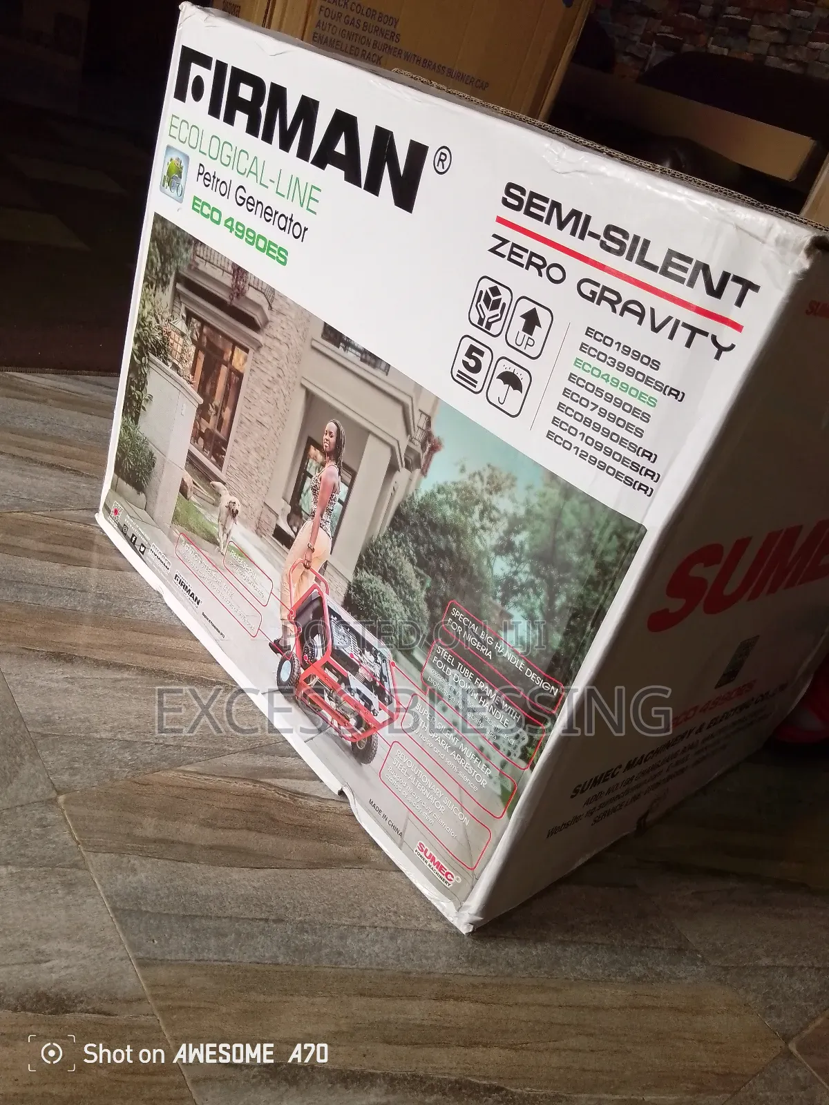 New Quality Fire Man Generator Generator 4.5kva_ Eco 4990es