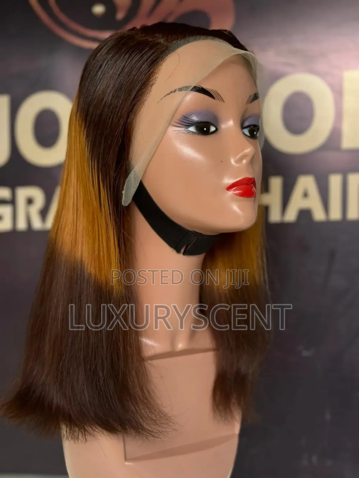 16 Inches 2 Tonnes Office Bob Frontal Wig