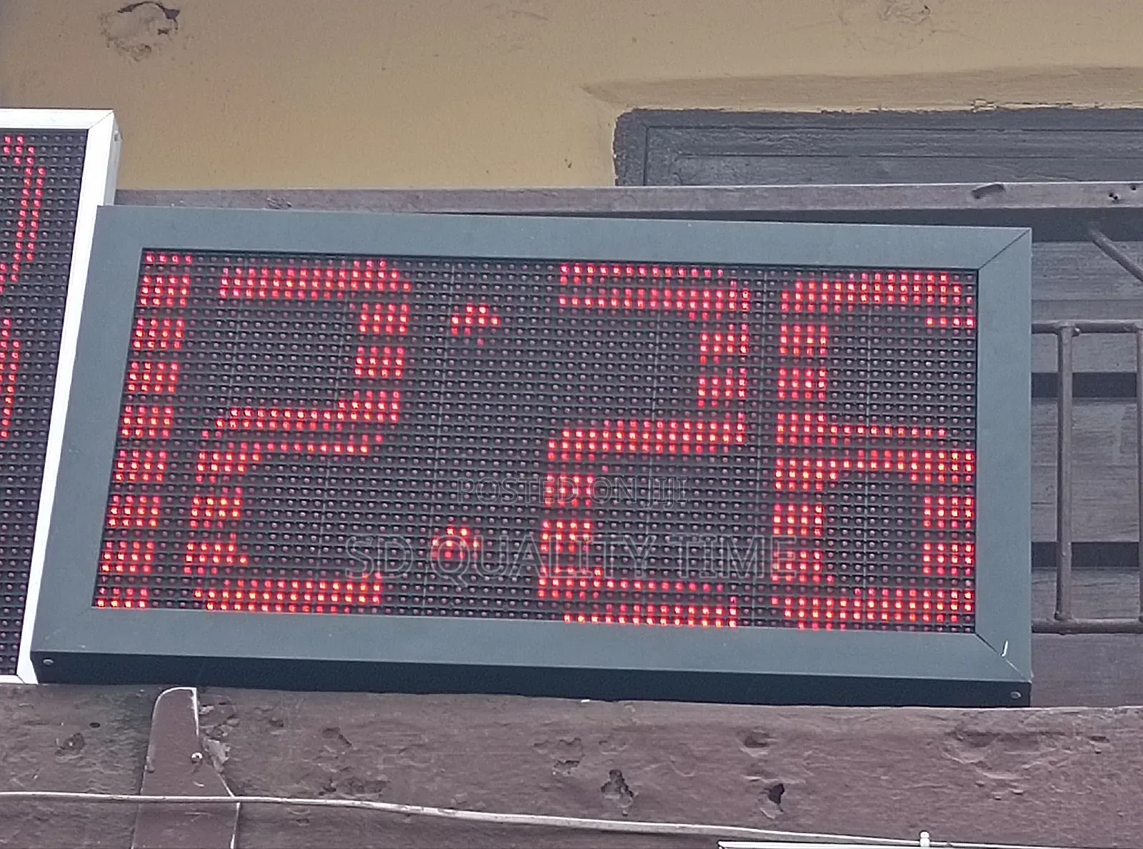 Led Digital Clock 2ft by 16 Inches (Outdoor /Indoor)