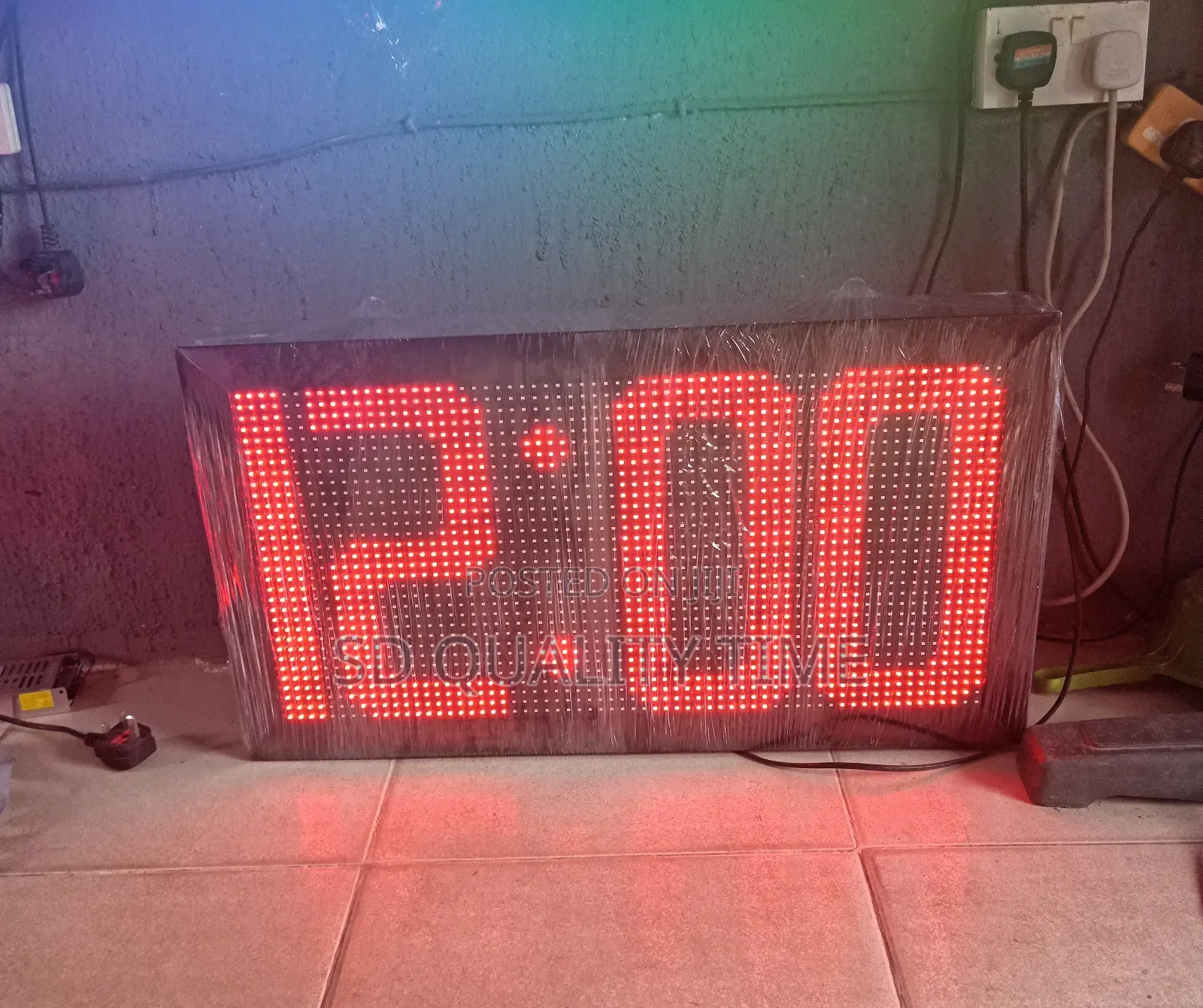 Led Digital Clock 2ft by 16 Inches (Outdoor /Indoor)