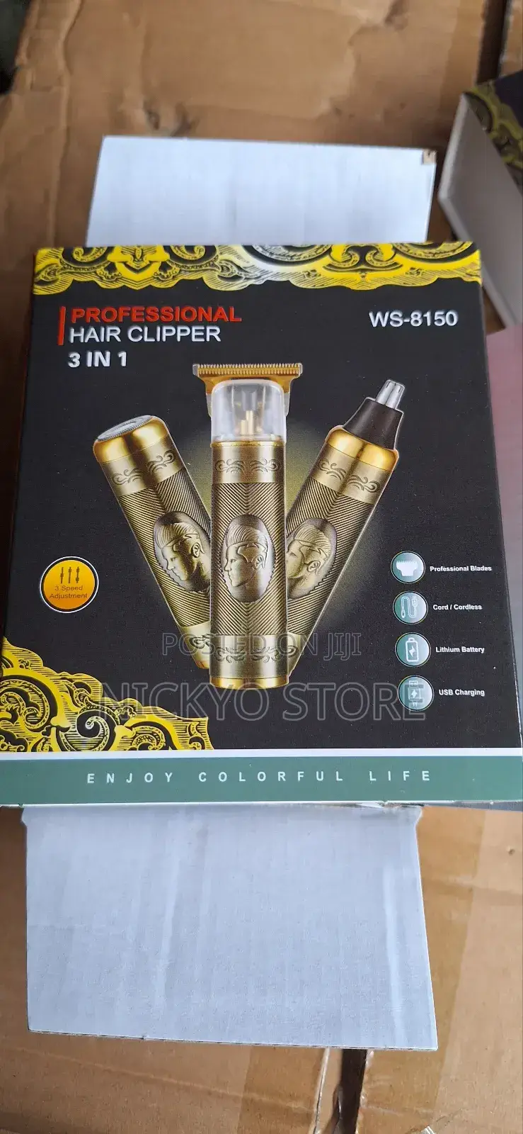 Rechargeable Hair Cut Set 3-in-1 Beard Nose Ear Trimmer