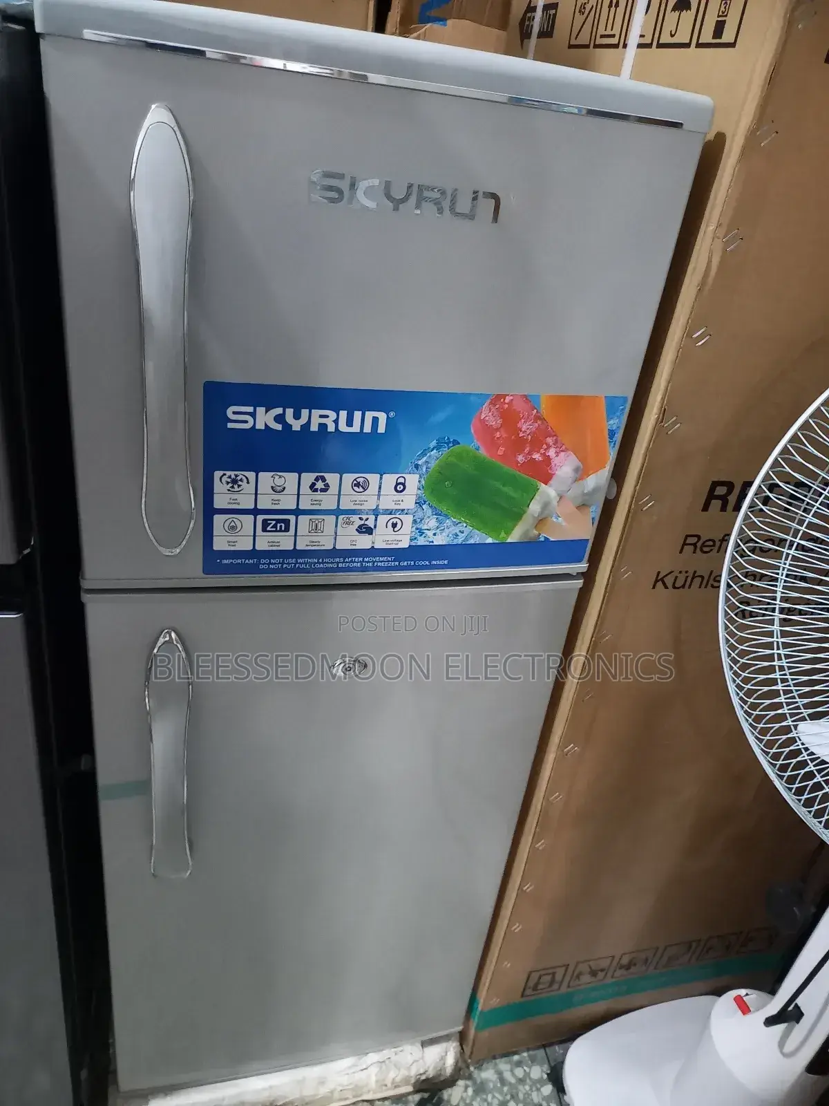 Stabiliser Free Skyrun Fridge 3 Years Warranty