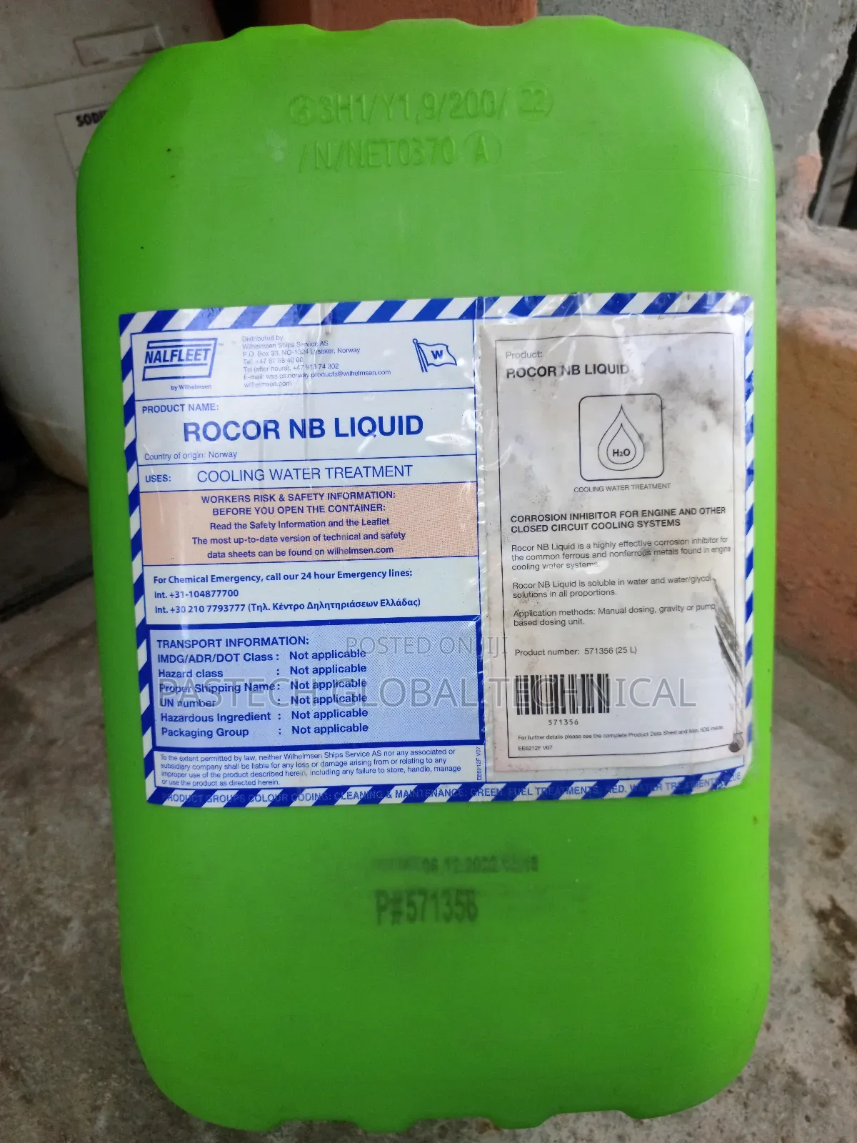 Rocor Nb Liquid Water Treatment