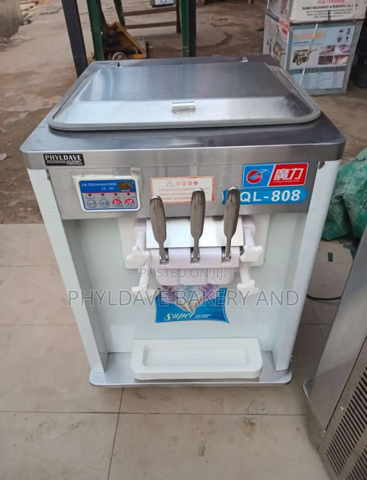 Stainless Steel Tabletop Ice Cream Machine