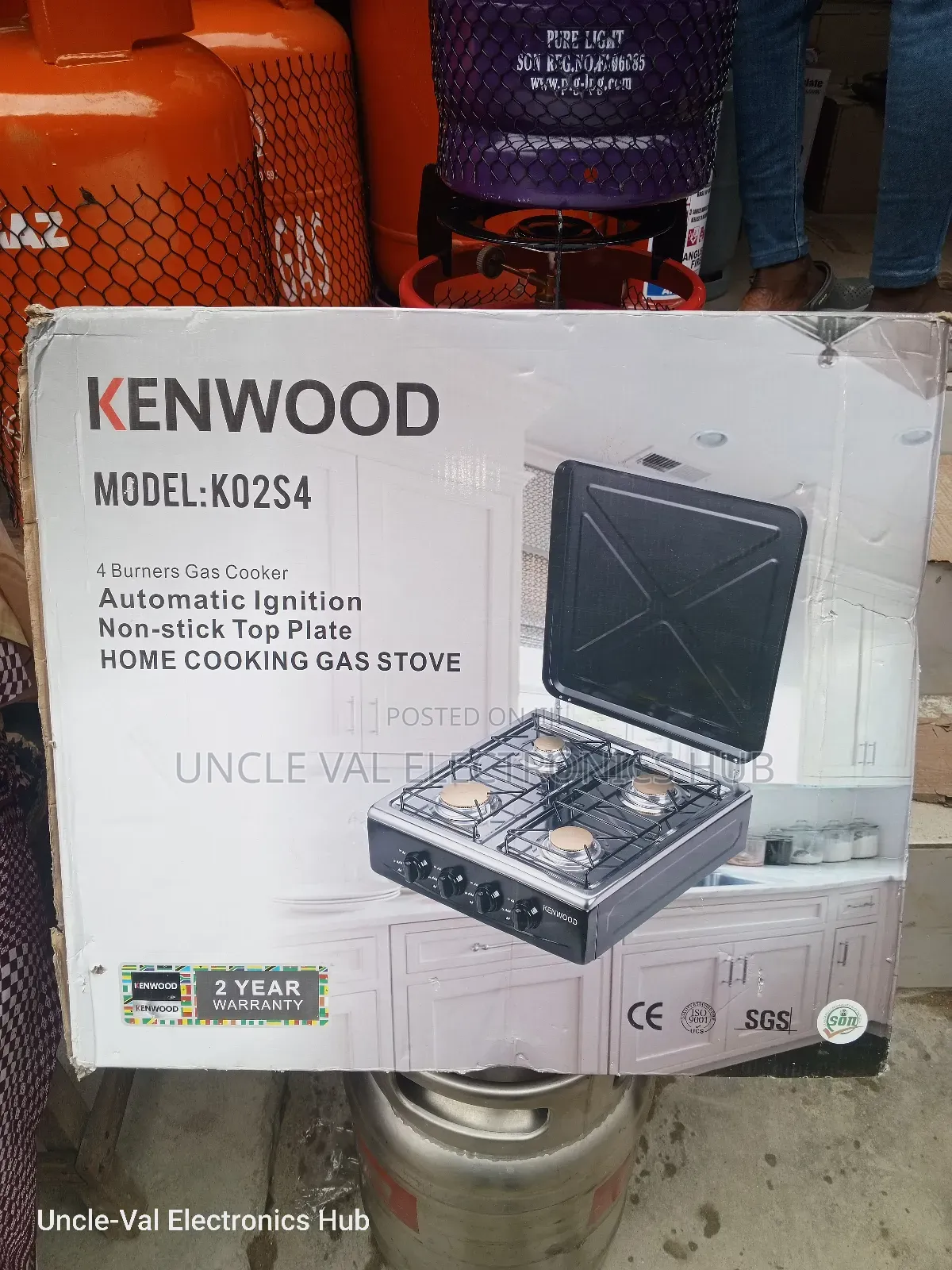 Kenwood 4-Burner Gas Stove