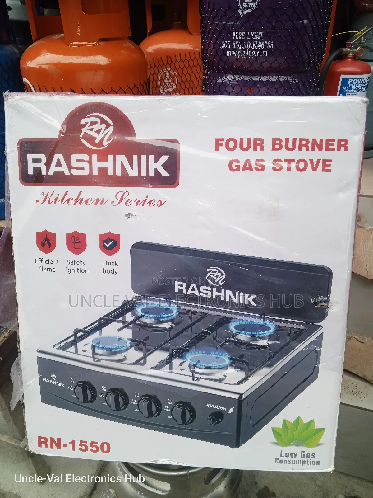 Rashnik 4-Burner Gas Stove