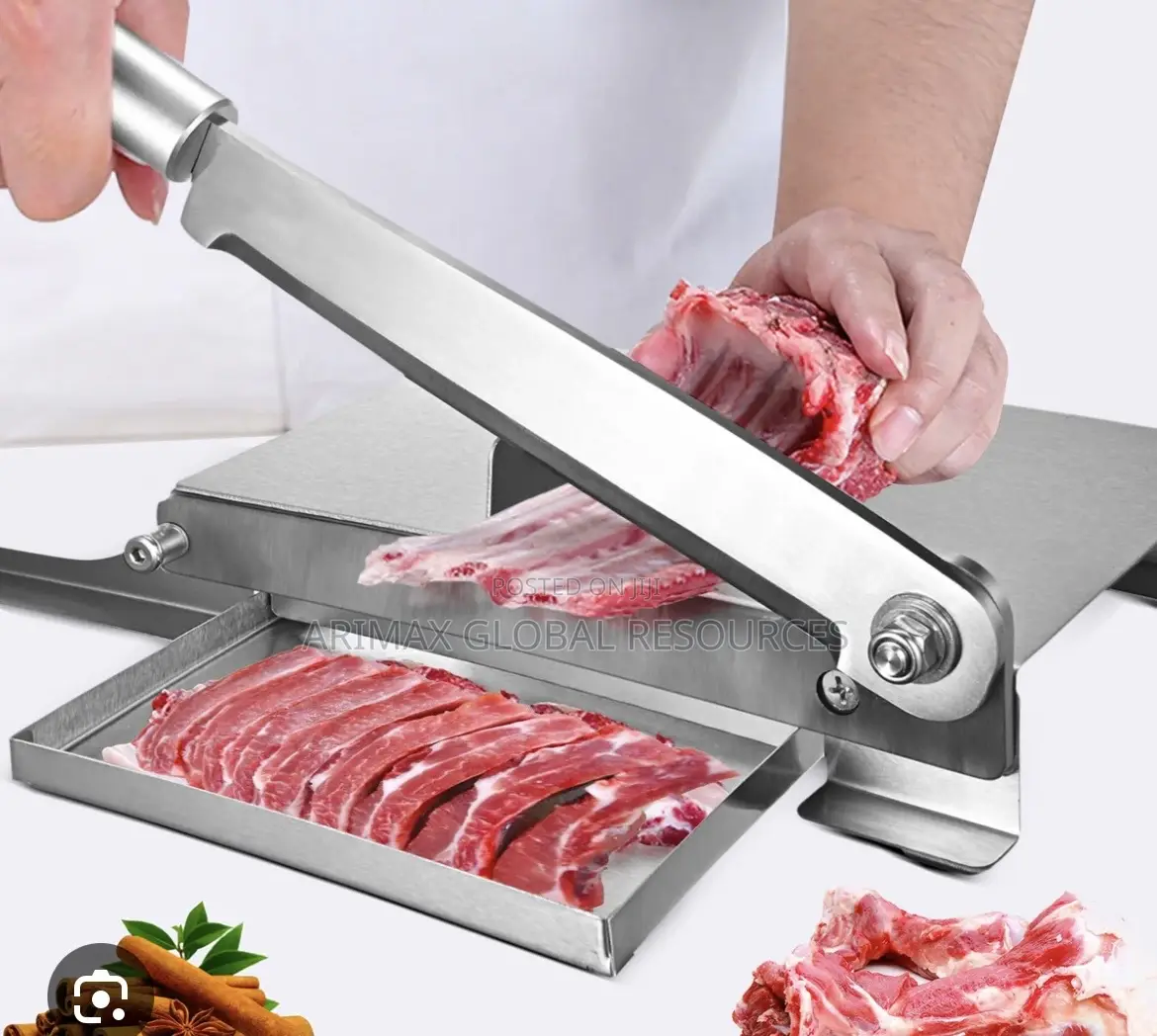 Stainless Steel Meat Bone Cutting Manual Slicer