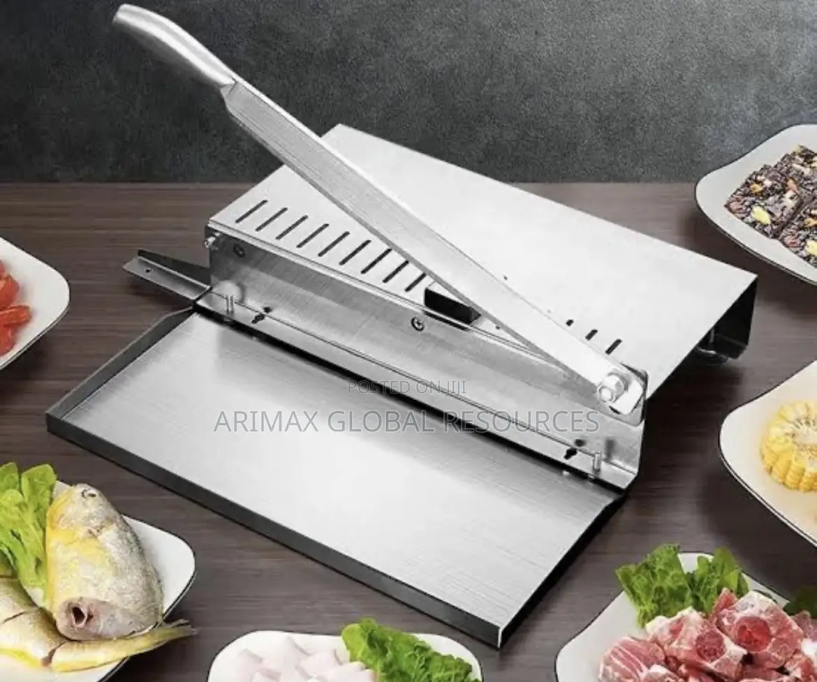 Stainless Steel Meat Bone Cutting Manual Slicer