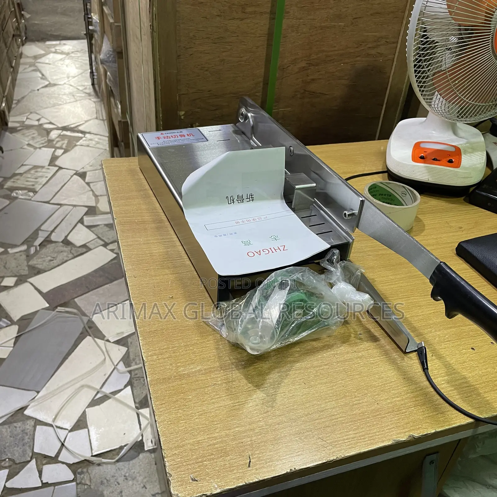 Stainless Steel Meat Bone Cutting Manual Slicer