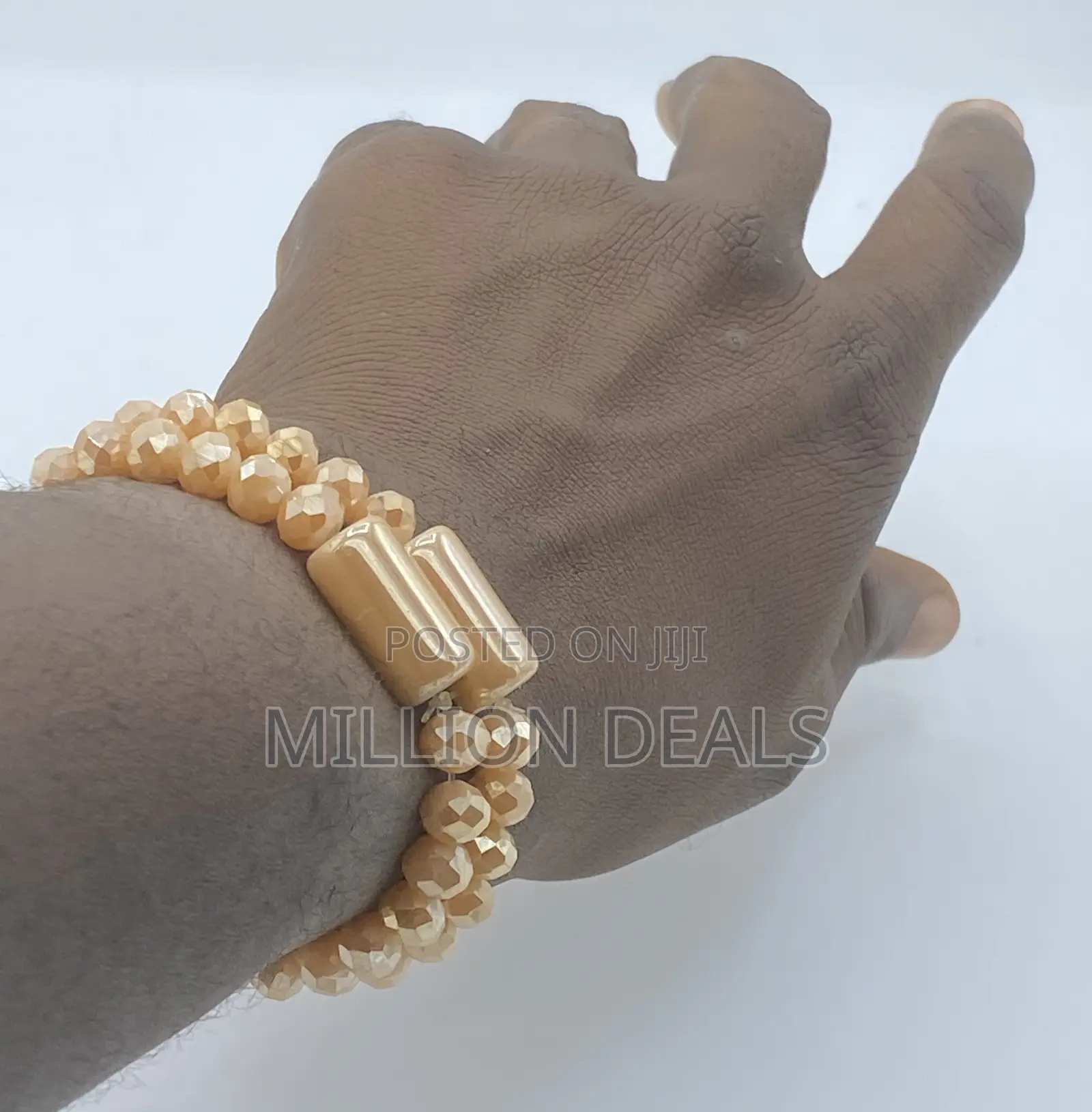 Unique Classic Elastic Beaded Men’S Bracelet
