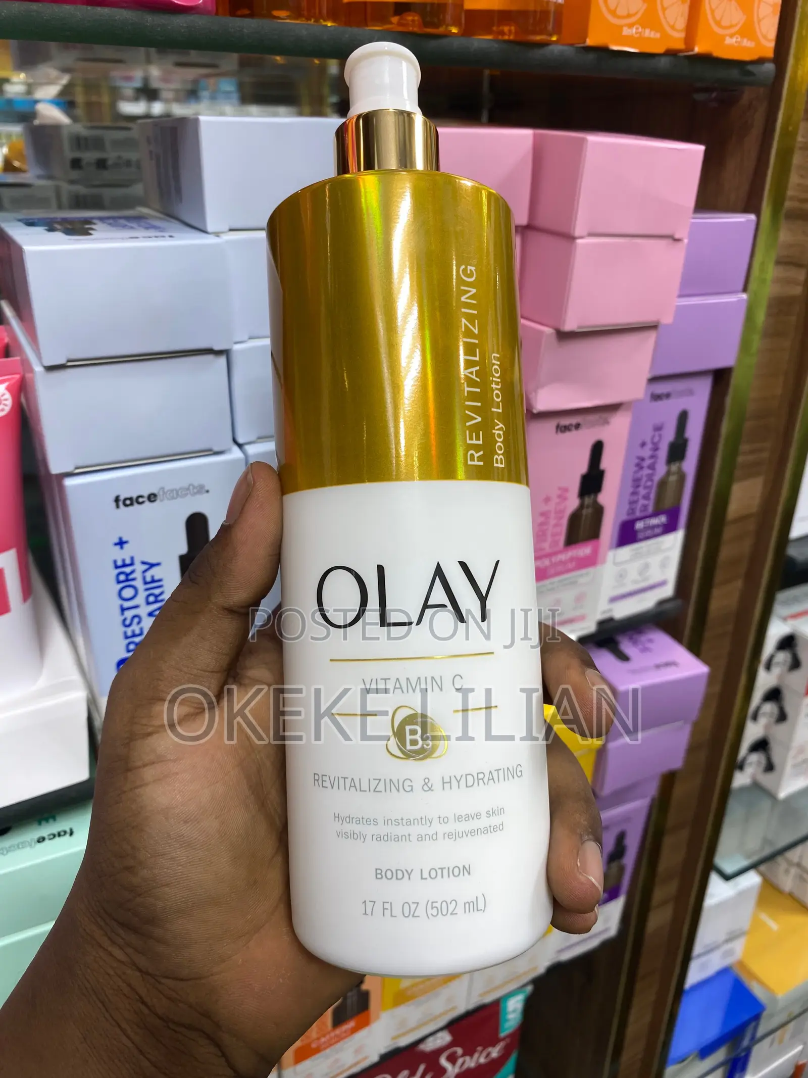 Olay Revitalizing Hydrating Hand and Body Lotion