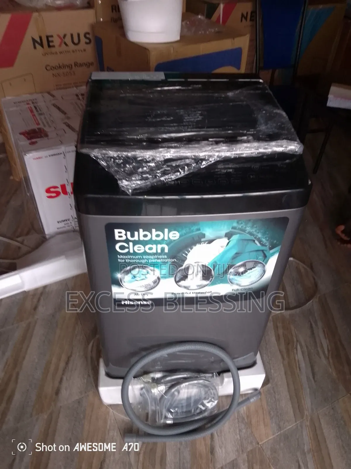 New Hisense 8kg Automatic Washing Machine _Wtja802t