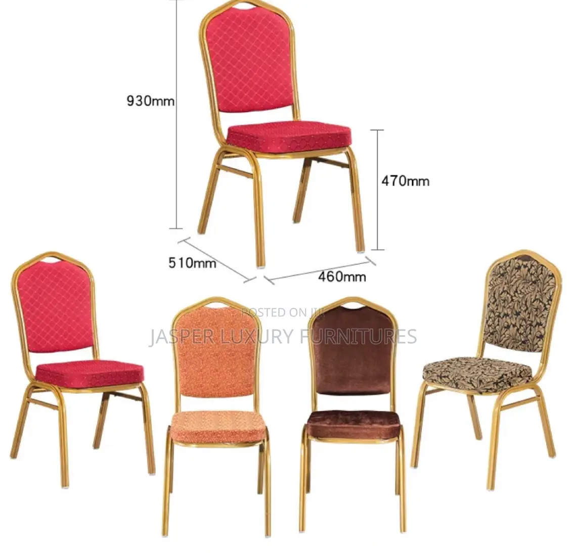 Golden Chair for Event Space