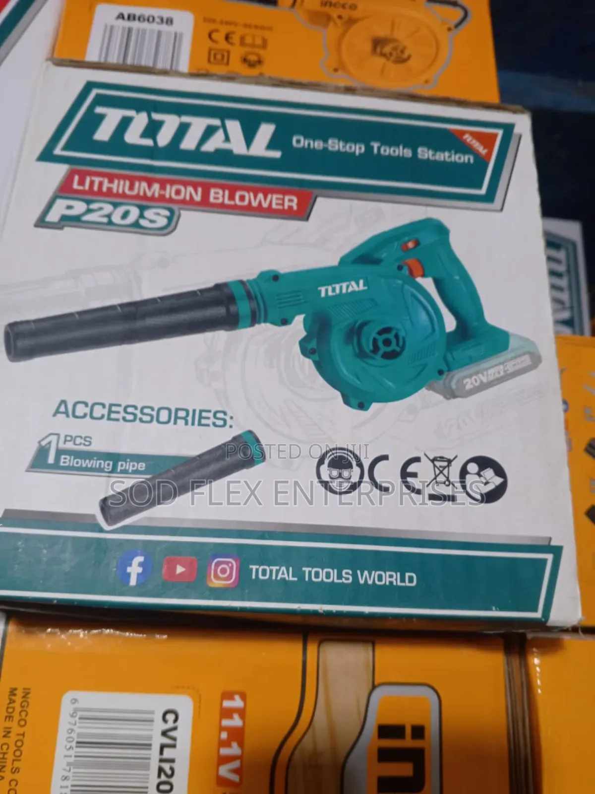 20v Industrial Total Air Blower