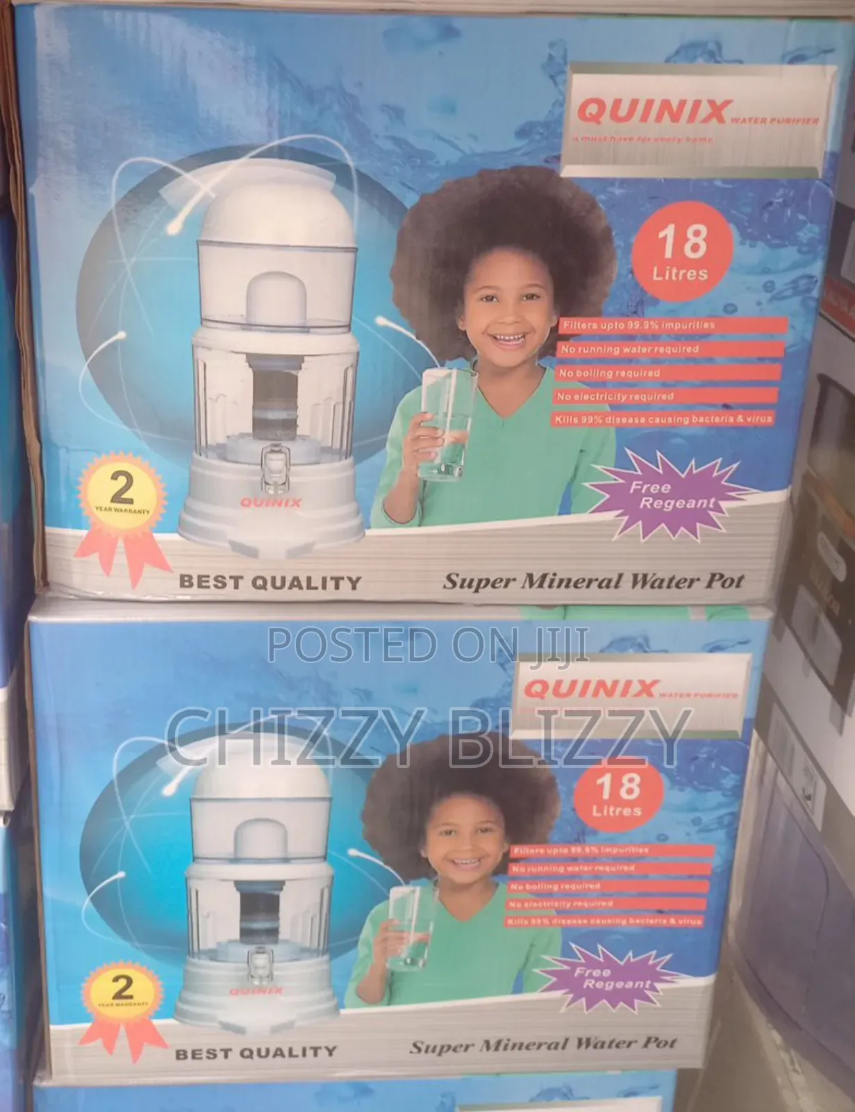 Quinix Water Purifier Filter 18L + Akaline Phtester