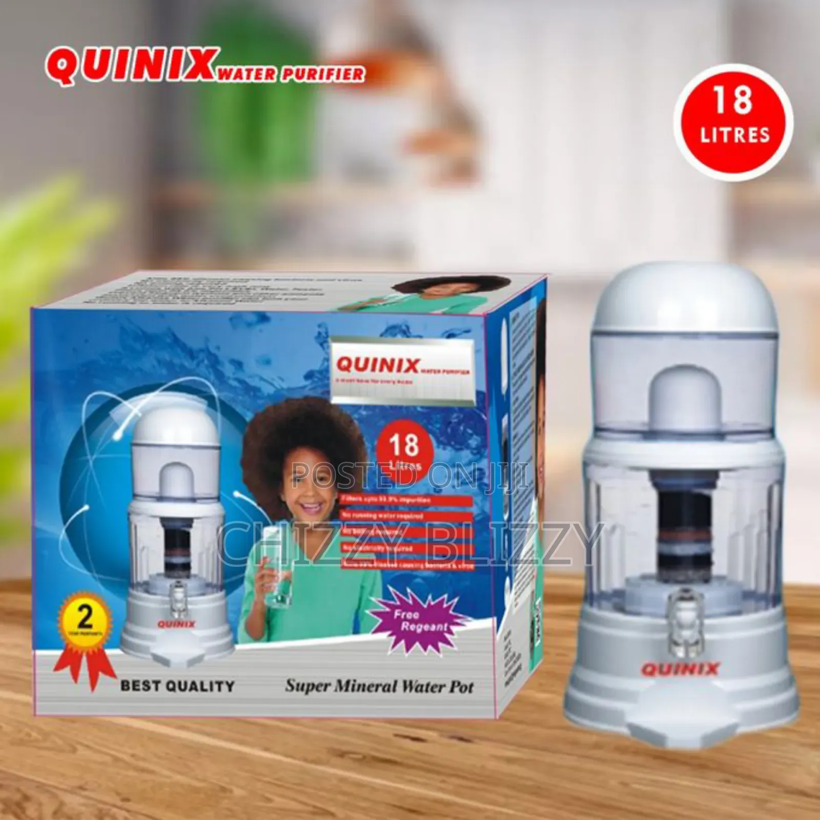 Quinix Water Purifier Filter 18L + Akaline Phtester