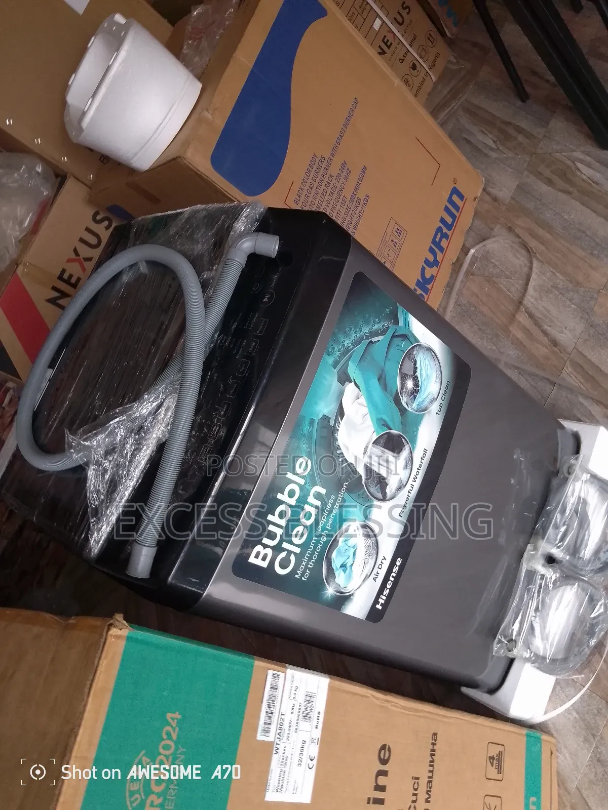 New Quality 8kg Top-Load Auto Washing Machine- Wtja802t