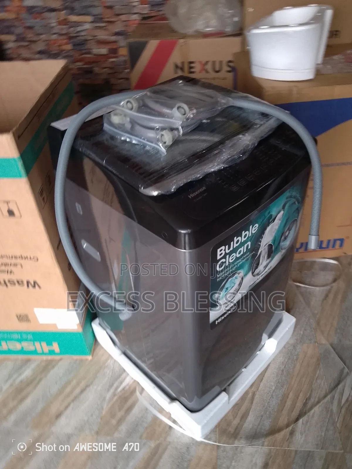 Original 8kg Hisense Auto Washing Machine-Wjta802