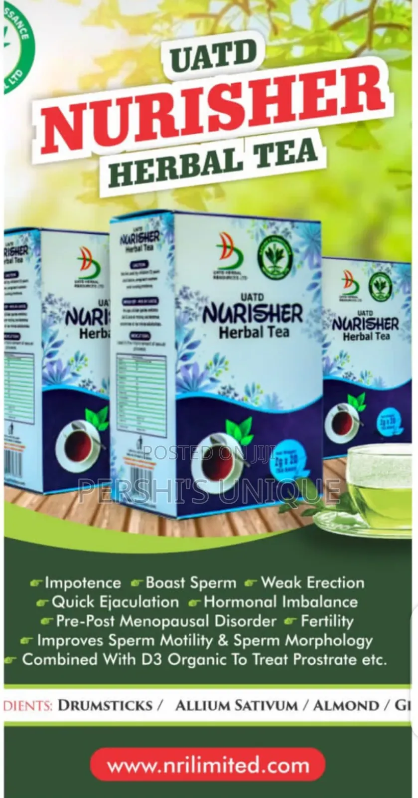 Nurisher Capsules and Tea