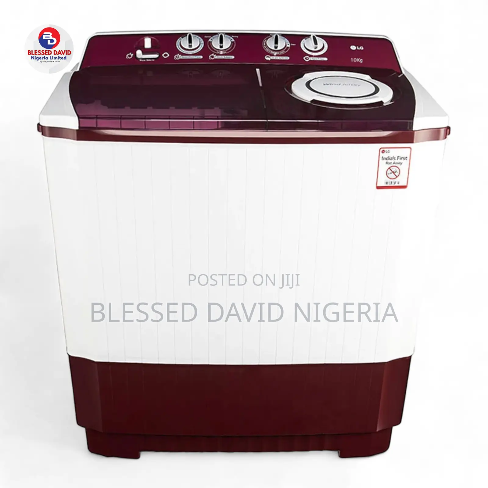 LG WP-950RC 8KG Top Load Twin Tub Washing Machine