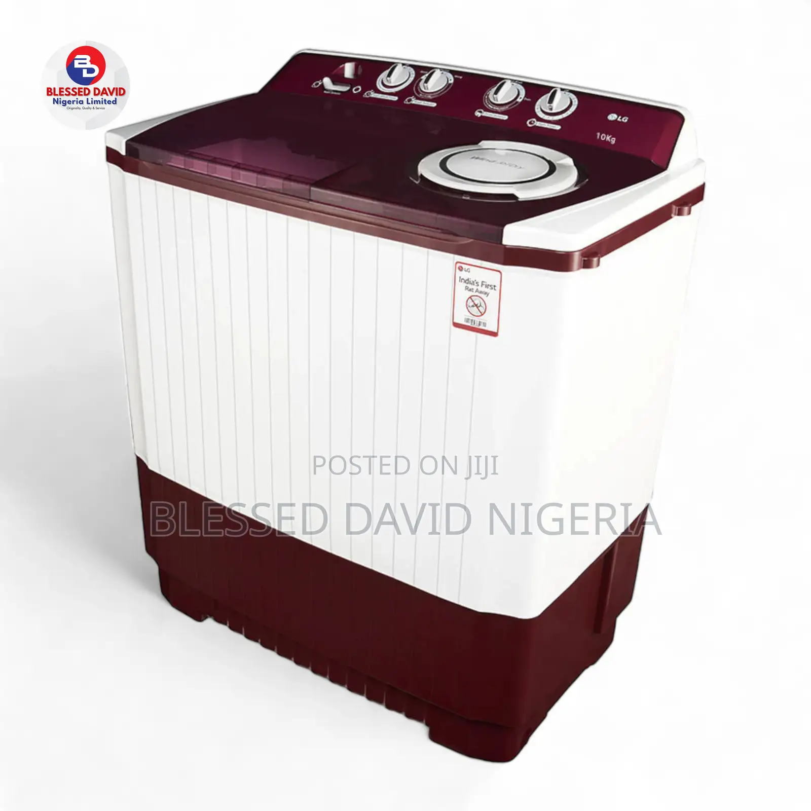 LG WP-950RC 8KG Top Load Twin Tub Washing Machine