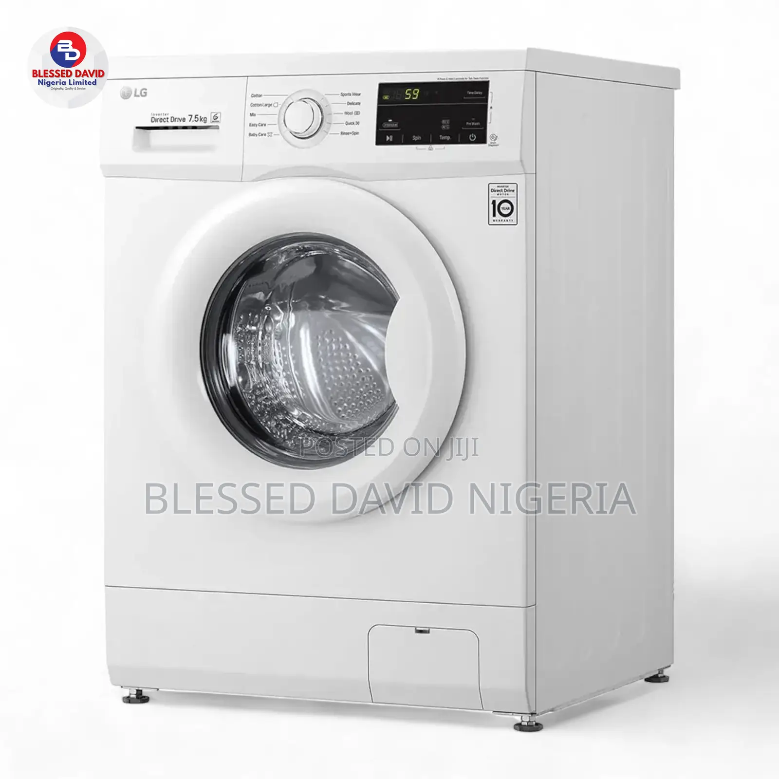 LG FH2J3QDNP0 7.5KG Front Load Washing Machine