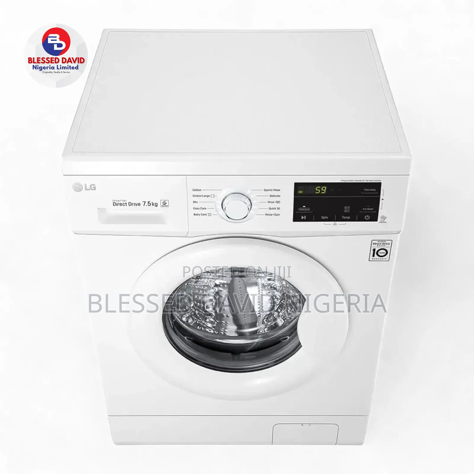 LG FH2J3QDNP0 7.5KG Front Load Washing Machine