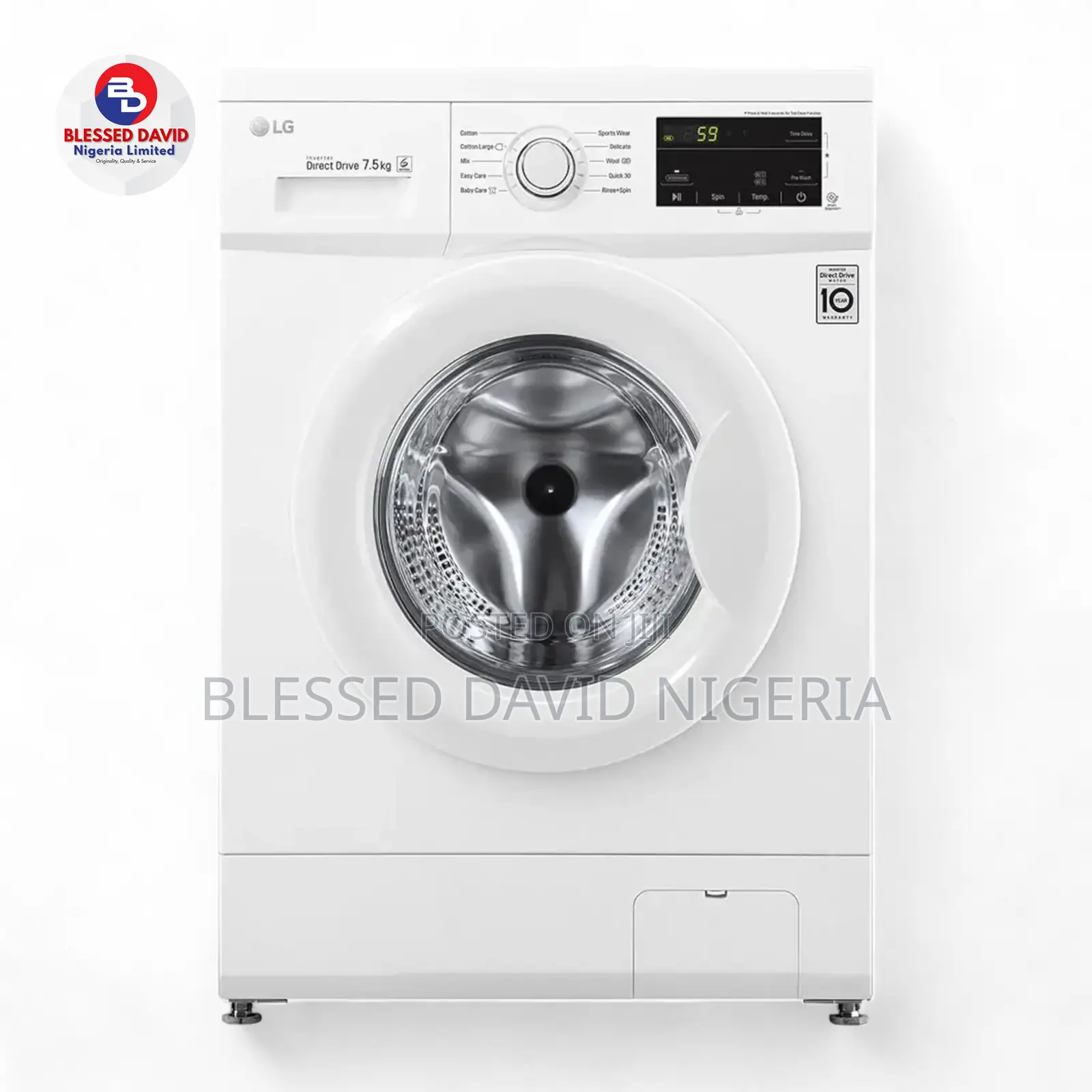 LG FH2J3QDNP0 7.5KG Front Load Washing Machine