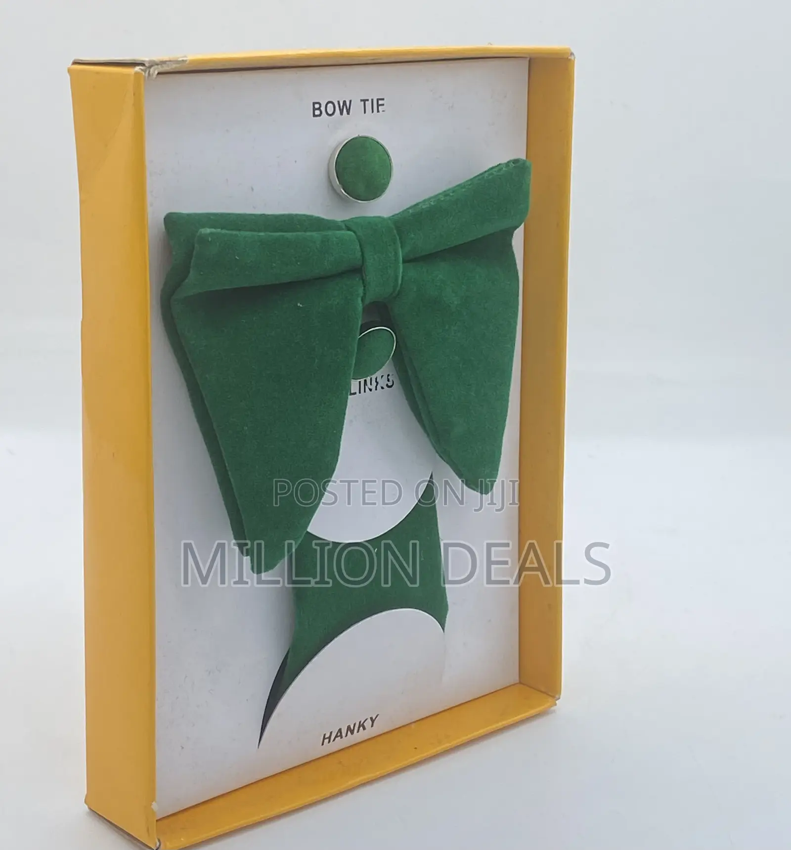 Stylish Classic 3-in-1 Unique Bow Tie, Cufflinks