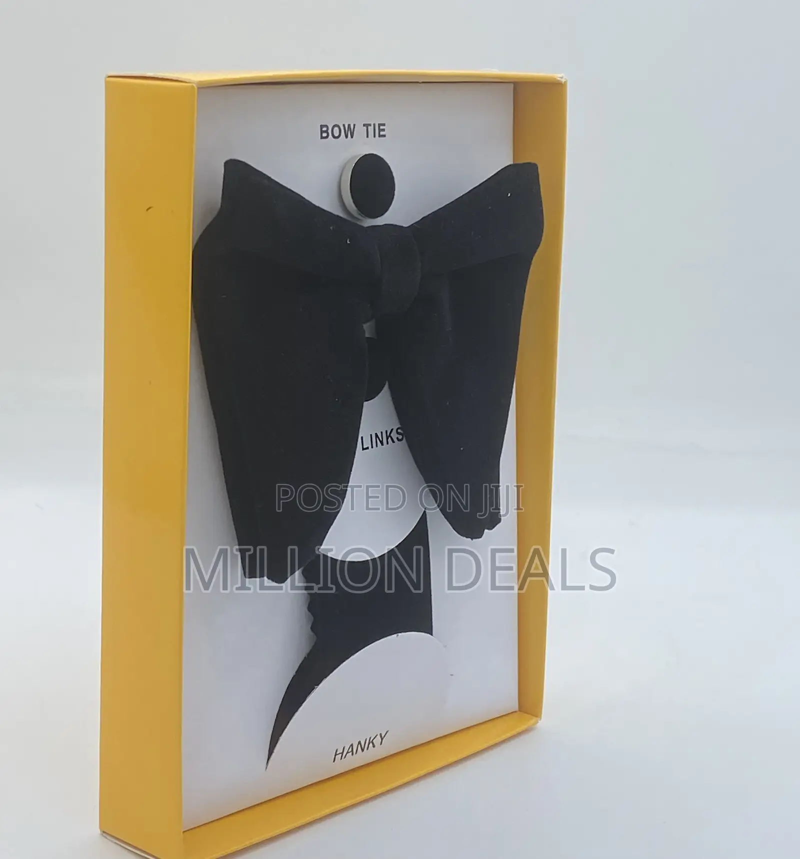 Stylish Classic 3-in-1 Unique Bow Tie, Cufflinks