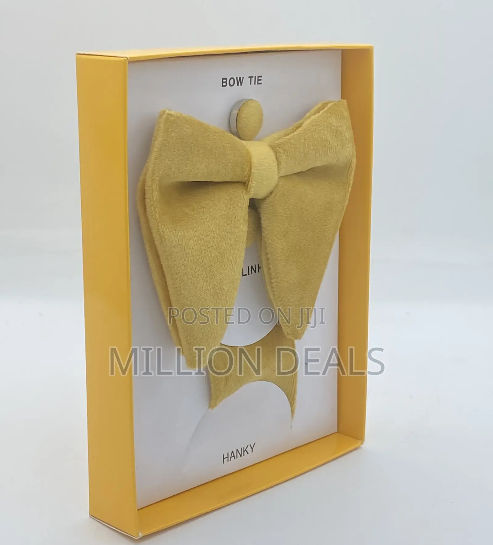 Stylish Classic 3-in-1 Unique Bow Tie, Cufflinks