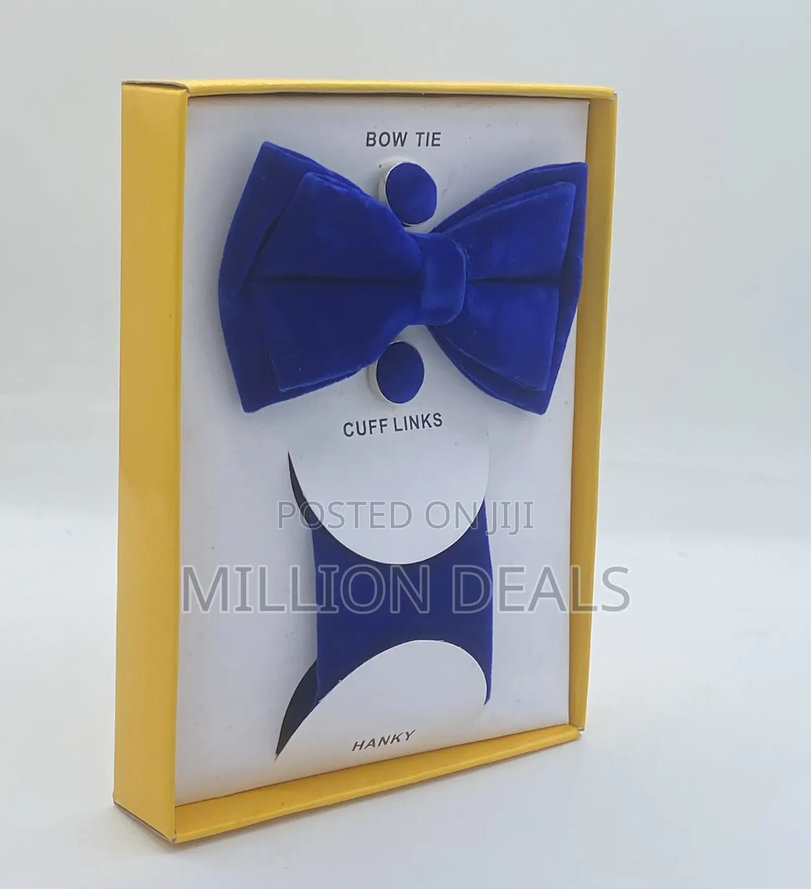 Stylish Classic 3-in-1 Unique Bow Tie, Cufflinks